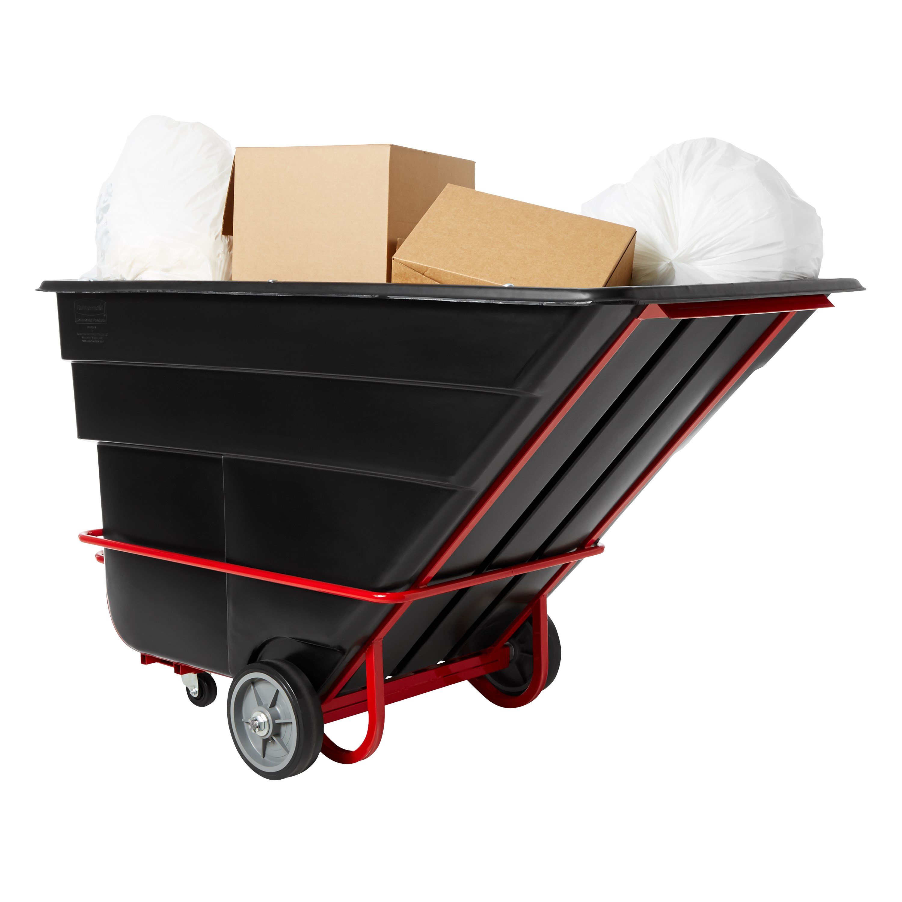 Durable rotational molded trucks handle heavy loads up to 2,100 lbs. with ease