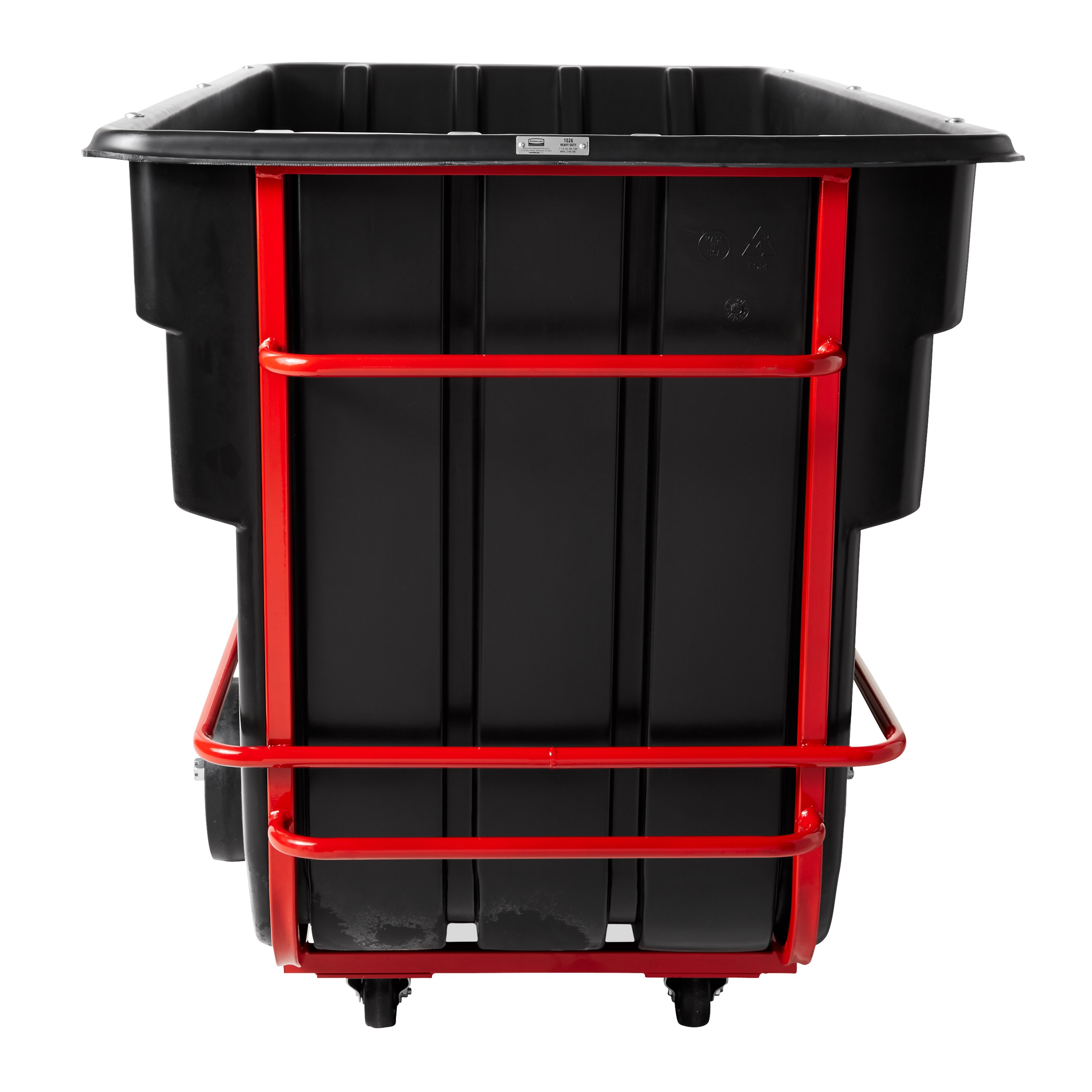 Durable rotational molded trucks handle heavy loads up to 2,100 lbs. with ease