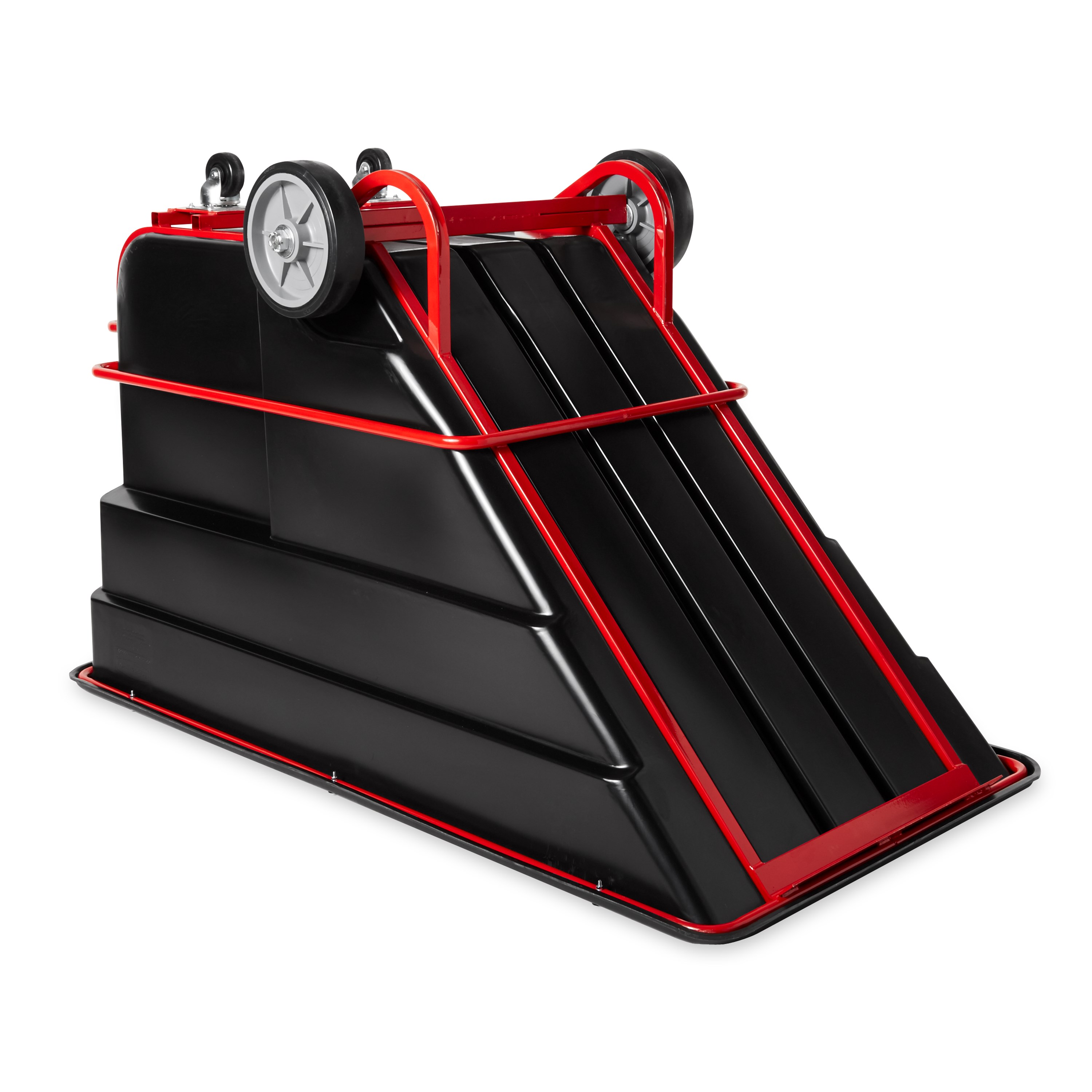 Durable rotational molded trucks handle heavy loads up to 2,100 lbs. with ease