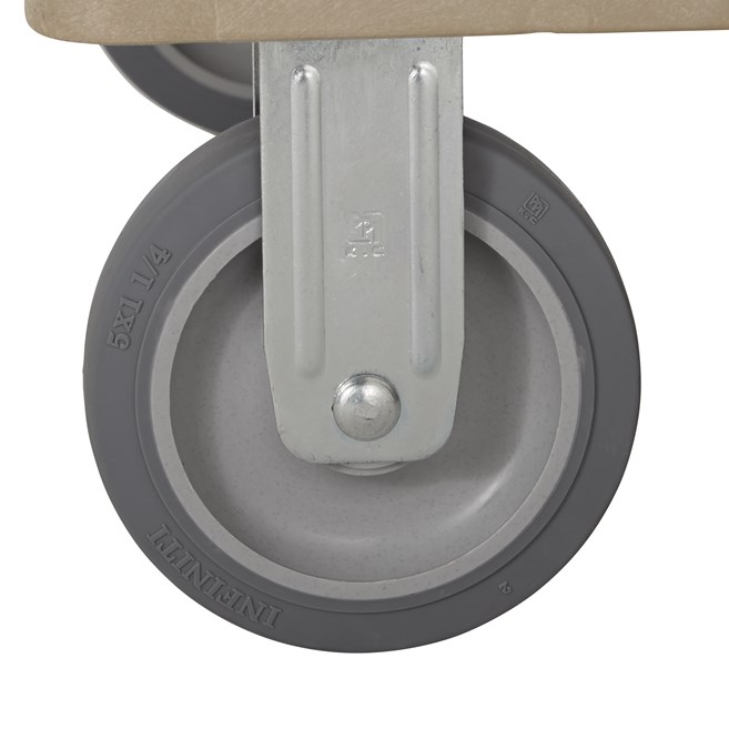 Heavy-Duty Utility Cart with Flat Shelf transports materials, supplies, and heavy loads securely with up to 500 lbs. load capacity. The flat shelf provides a large work surface for oversized loads.