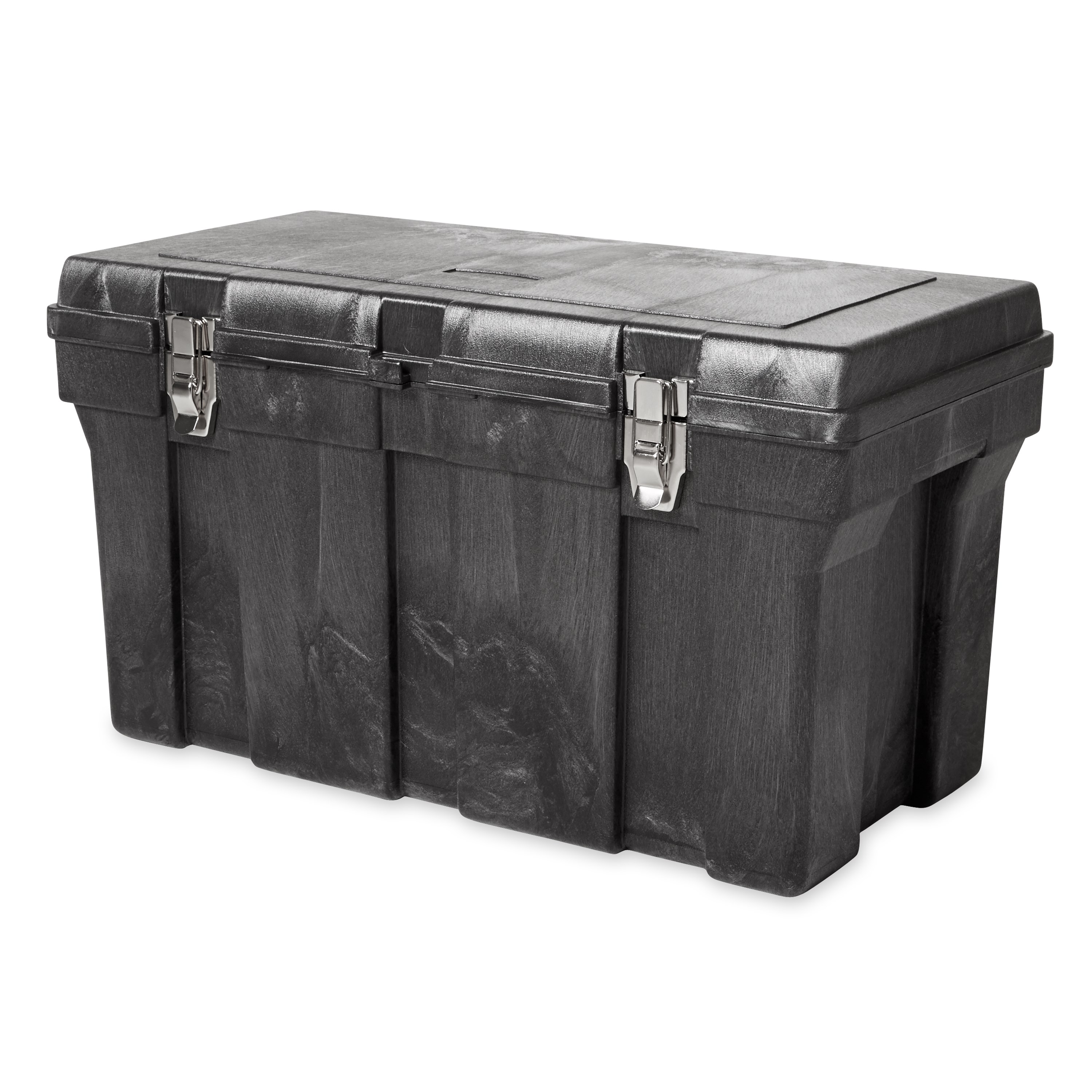 The Rubbermaid Commercial professional grade tool box for commercial/industrial use. Made of sturdy structural foam construction that won’t rust, dent, chip, or peel.