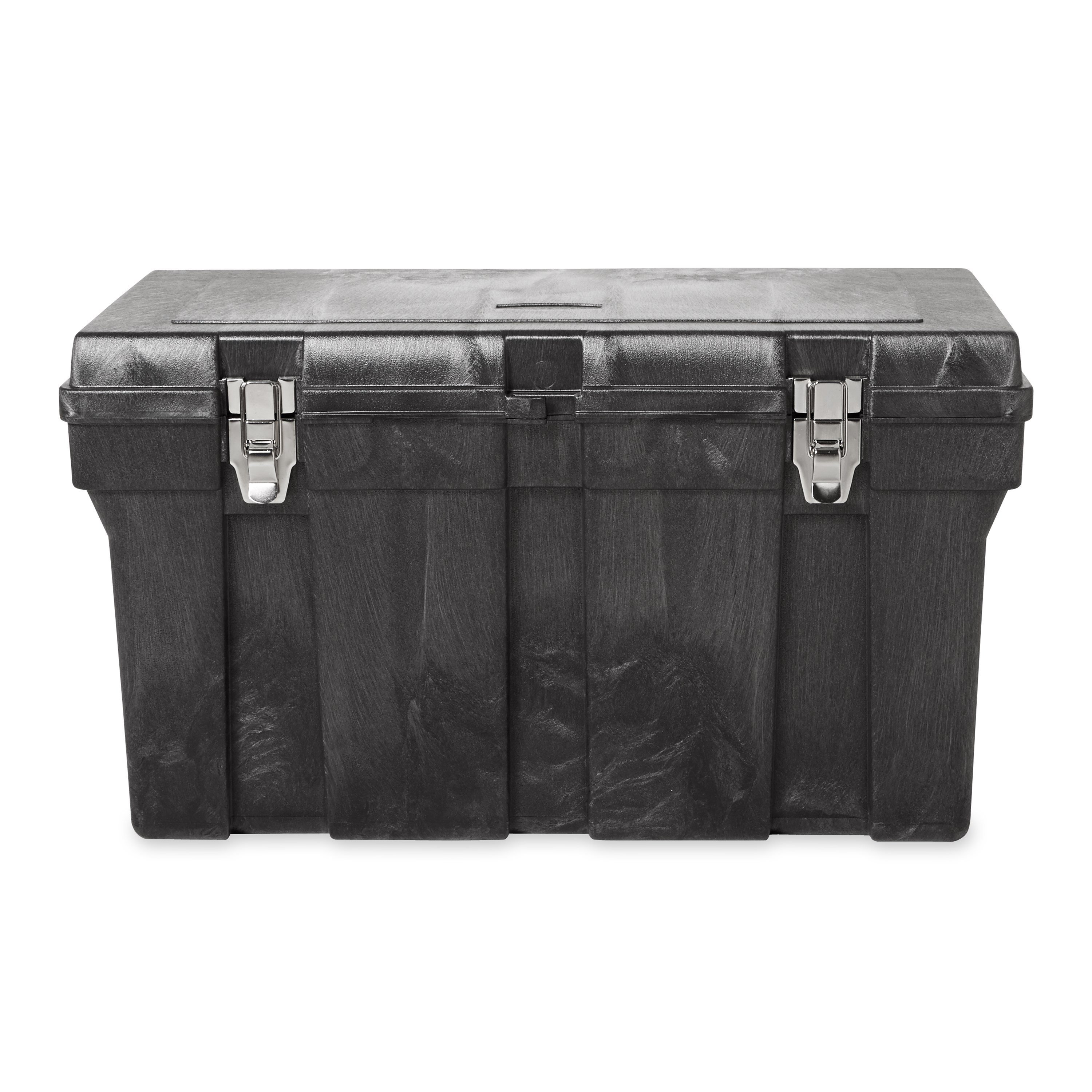 The Rubbermaid Commercial professional grade tool box for commercial/industrial use. Made of sturdy structural foam construction that won’t rust, dent, chip, or peel.