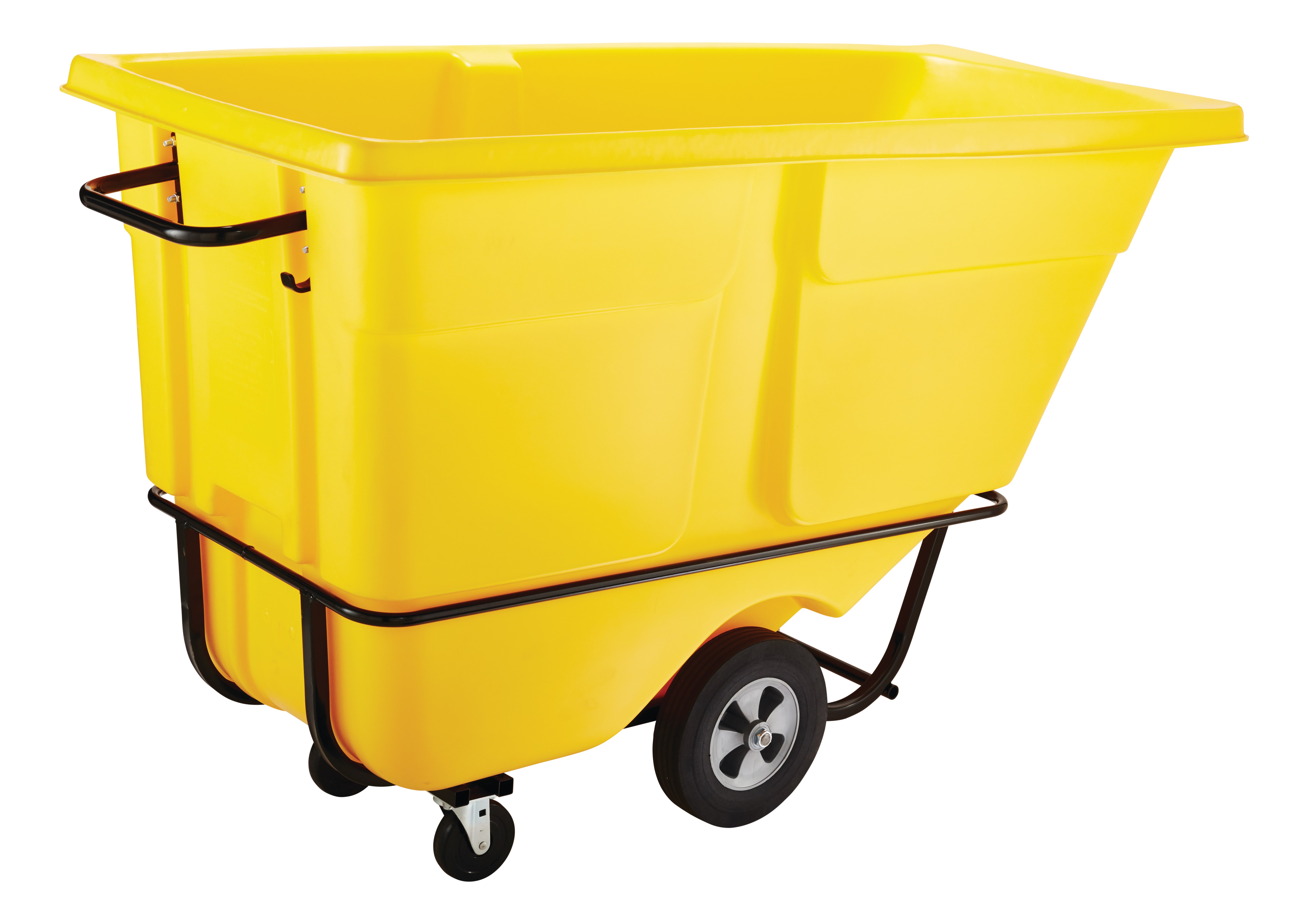 Durable rotational molded trucks handle heavy loads up to 1,250 lbs. with ease