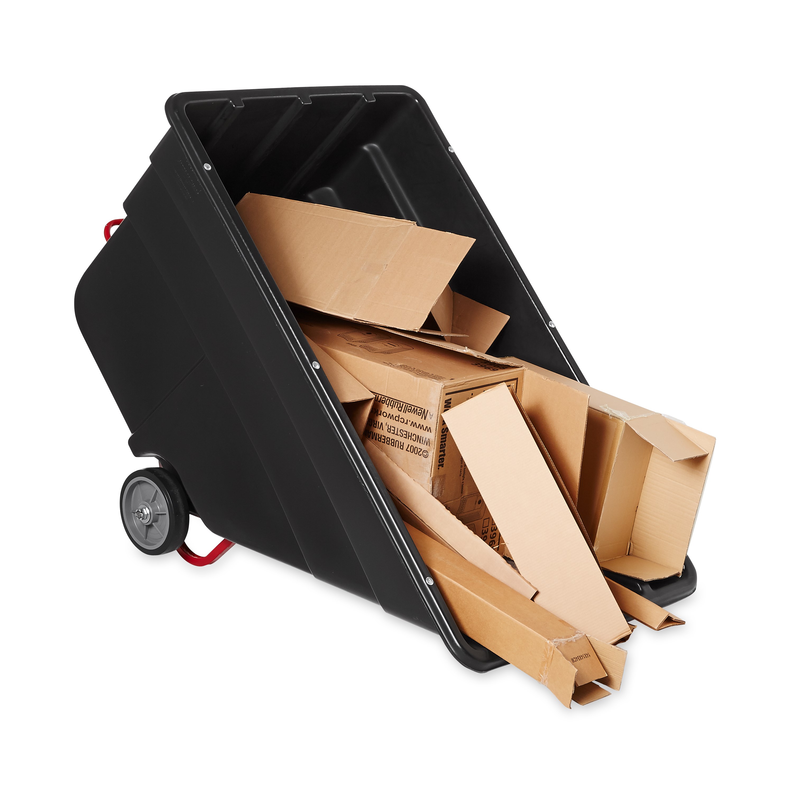 Durable rotational molded trucks handle heavy loads up to 850 lbs. with ease