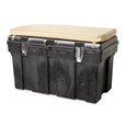 The Rubbermaid Commercial Tack Box gives you an all-purpose storage container to keep your items safe on the work site, in the stable and on the water.