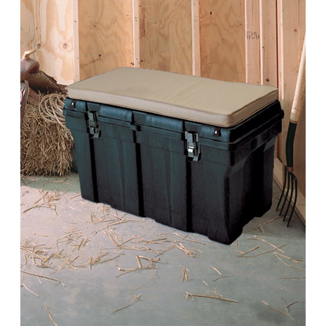 The Rubbermaid Commercial Tack Box gives you an all-purpose storage container to keep your items safe on the work site, in the stable and on the water.