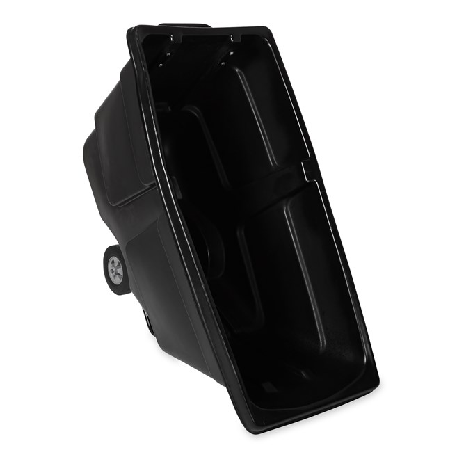 Durable rotational molded trucks handle heavy loads up to 600 lbs. with ease.