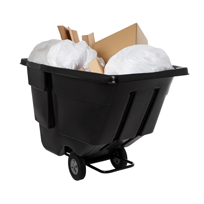 Durable rotational molded trucks handle heavy loads up to 600 lbs. with ease.