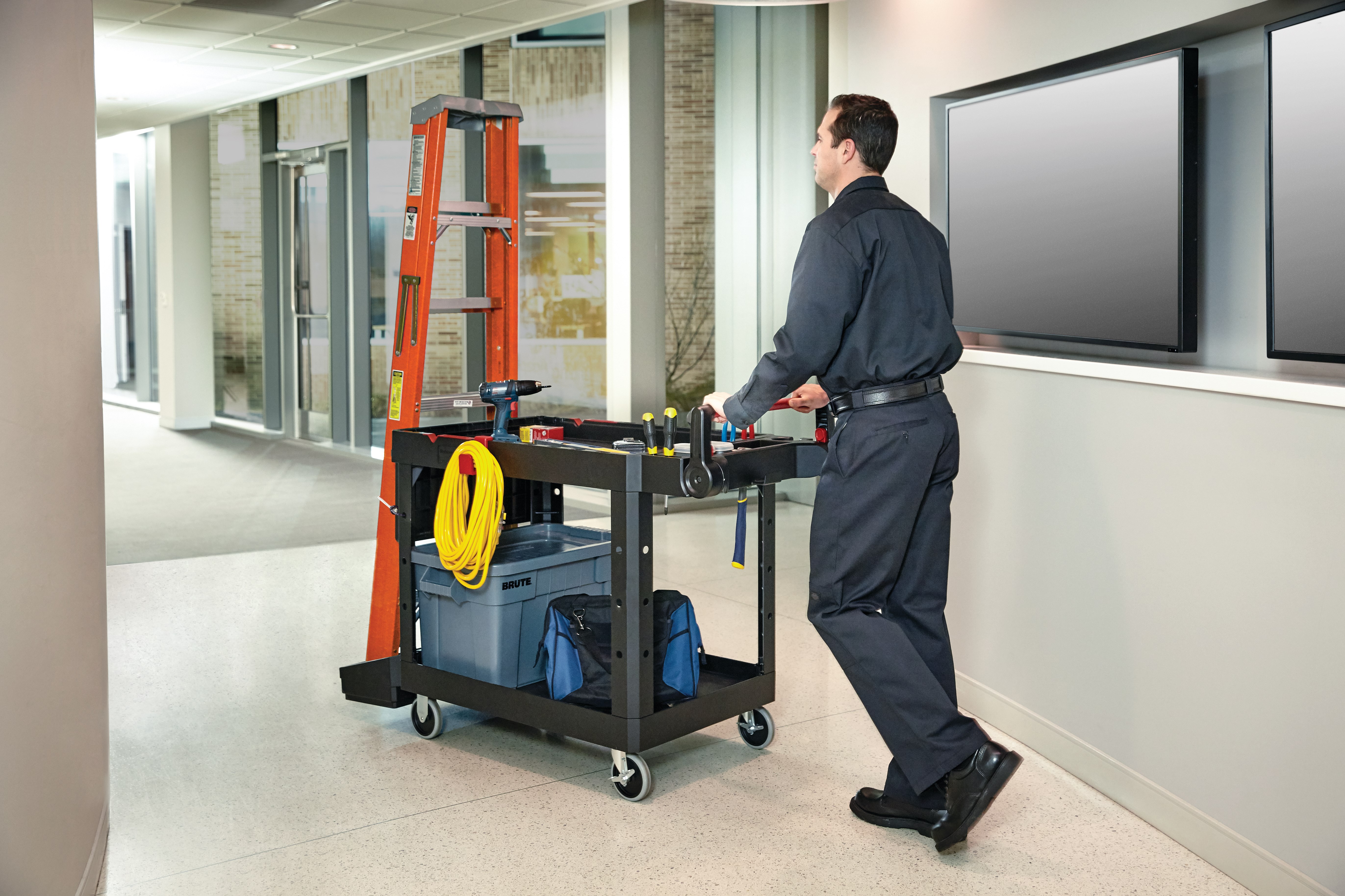 The Heavy-Duty Adaptable Cart provides superior versatility for tackling whatever task is at hand. Built to ensure safe material transport and improve productivity.