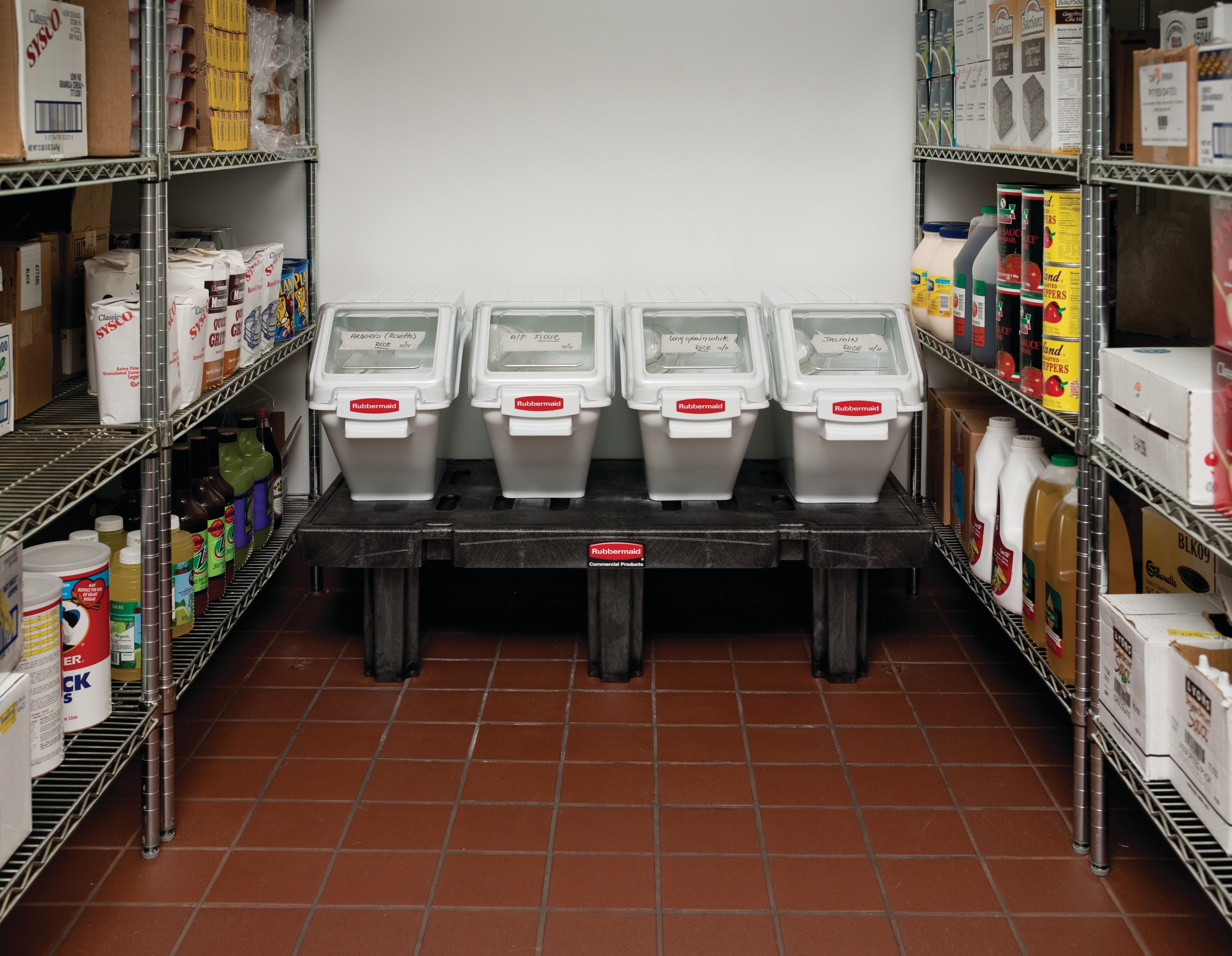 Perfect for storing frozen, cold, or dry goods off of the floor.