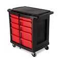 The 5-Drawer Mobile Work Center is a comprehensive mobile workbench with easy-to-organize tool storage.
