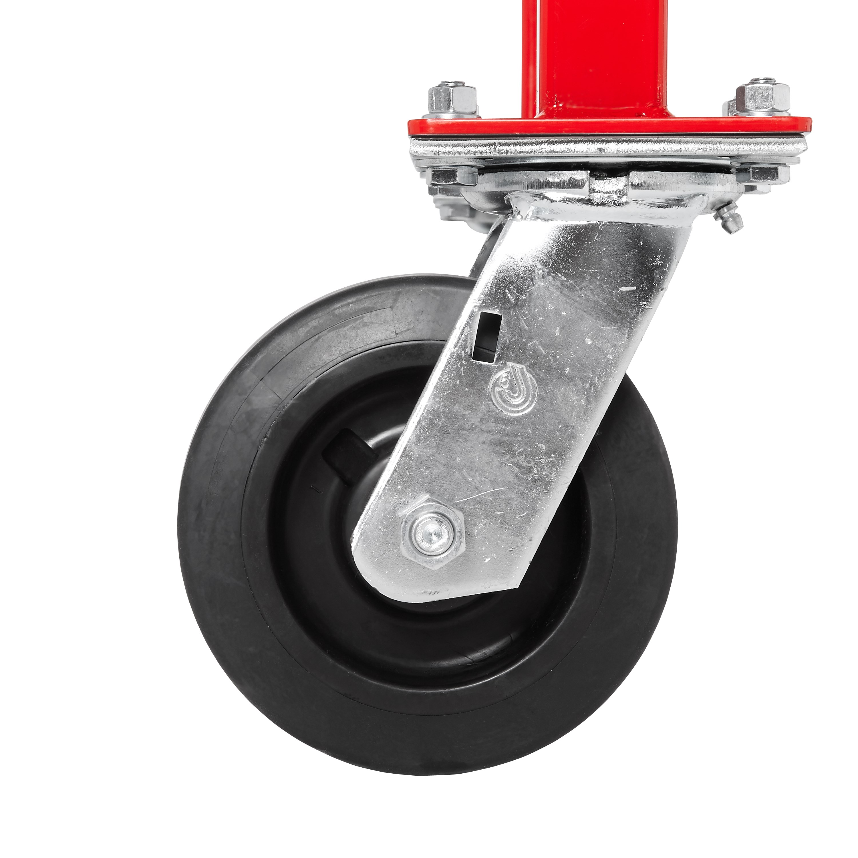 The Rubbermaid Commercial Work Height Platform 24"X36" with 6"TPR casters, 2000 lb. capacity