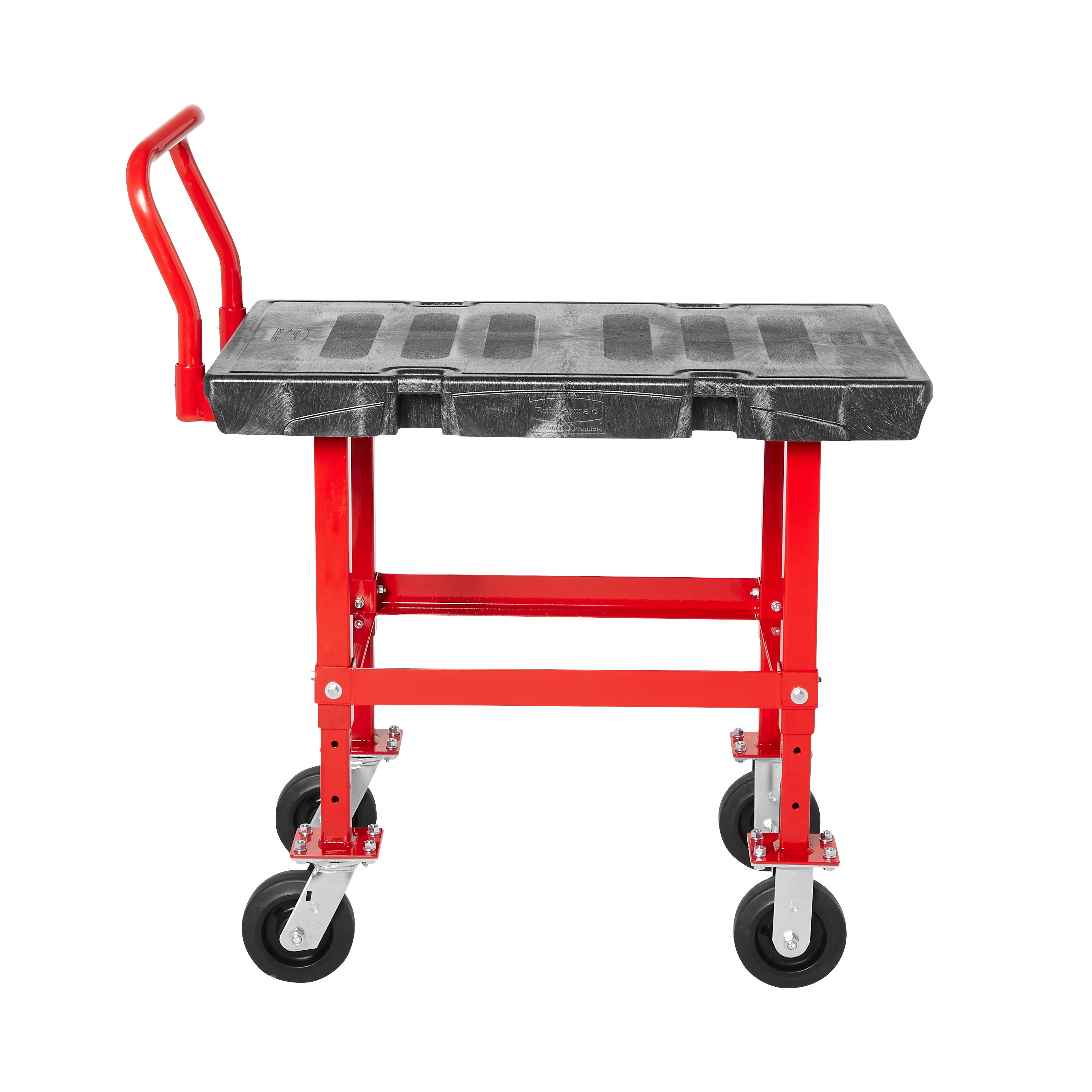 The Rubbermaid Commercial Work Height Platform 24"X36" with 6"TPR casters, 2000 lb. capacity
