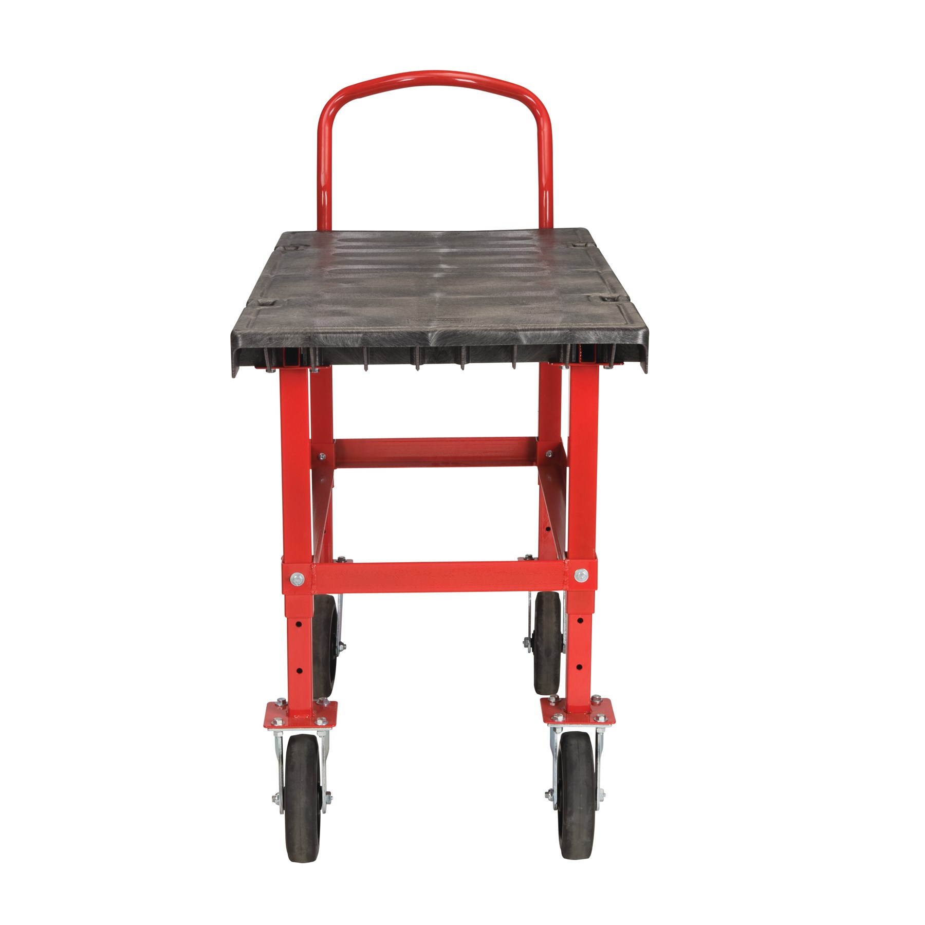 The Rubbermaid Commercial Work Height Platform 24"X48" with 8"TPR casters, 2000 lb. capacity