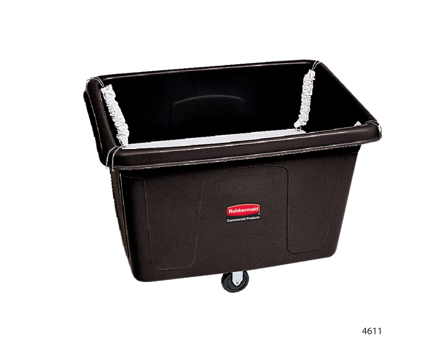 The Rubbermaid Commercial 14 cu ft Spring Platform Cube Truck is part of a full line of Cube Trucks assisting in waste collection, material transport, and laundry handling.