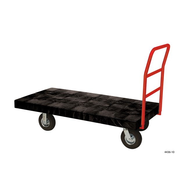 The Heavy-Duty Platform Truck is ideal for moving large, heavy, oversized loads efficiently throughout a facility with up to 2,000 lb. capacity.