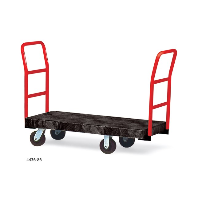 The Heavy-Duty Platform Truck is ideal for moving large, heavy, oversized loads efficiently throughout a facility with up to 2,000 lb. capacity.