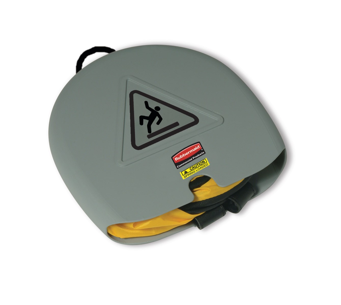 Large cone folds with a simple twist and slides into compact shell for handy storage. Multilingual safety communication utilizes ANSI/OSHA-compliant color and graphics.