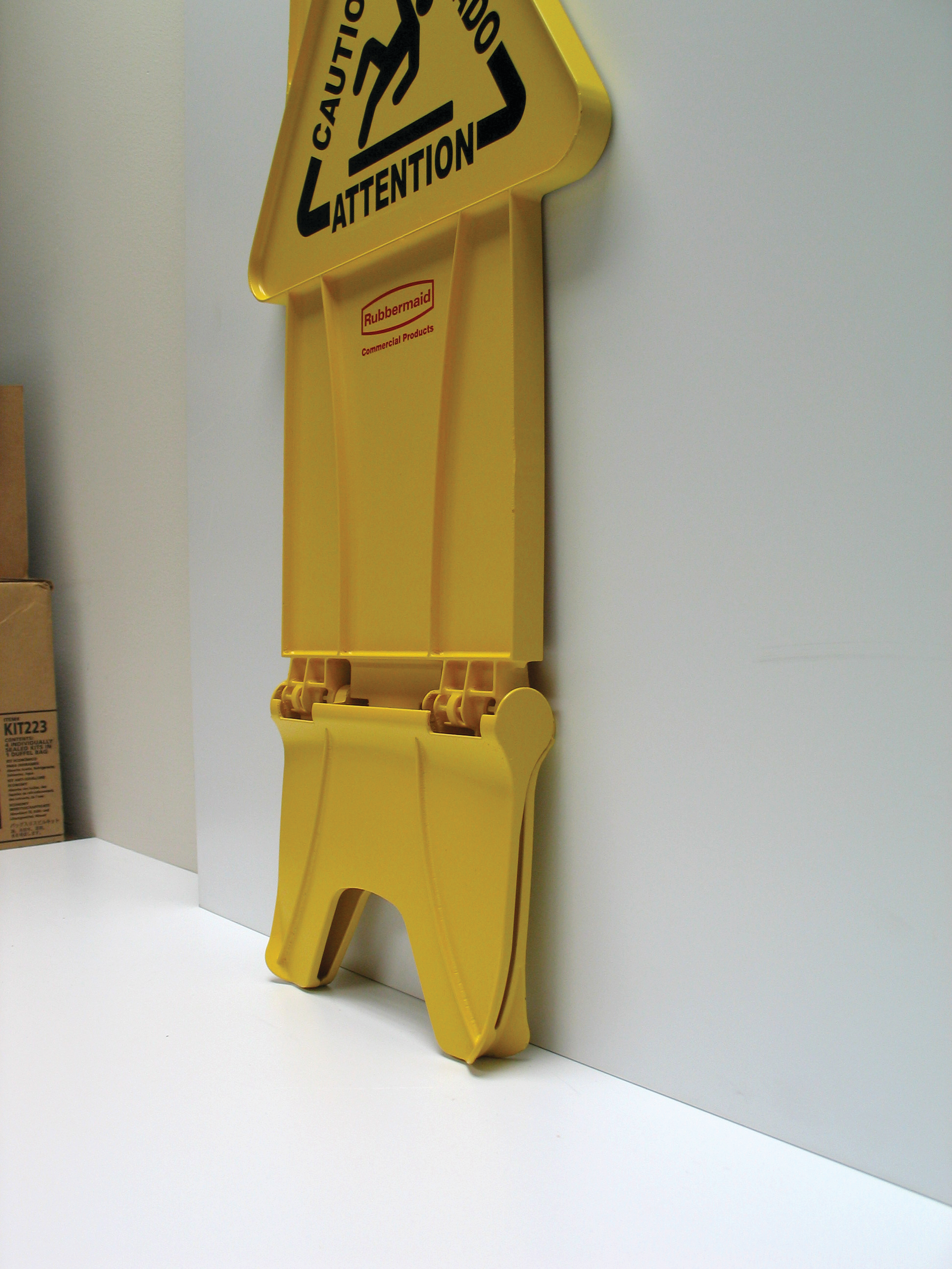 Unique “no tip” design is 2-sided for effective multilingual safety communication that utilizes ANSI/OSHA-compliant Colour and graphics.