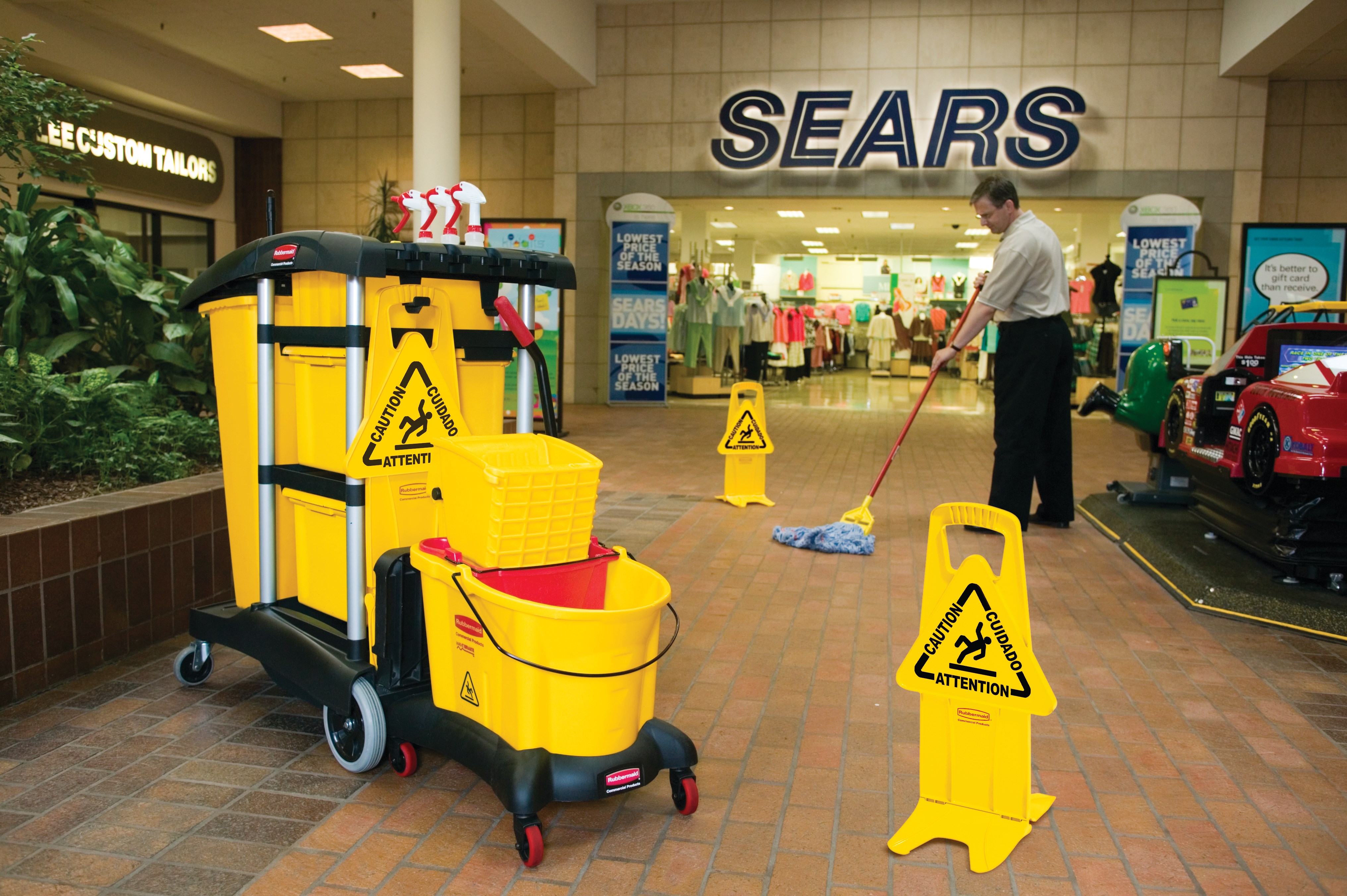 Unique “no tip” design is 2-sided for effective multilingual safety communication that utilizes ANSI/OSHA-compliant color and graphics.