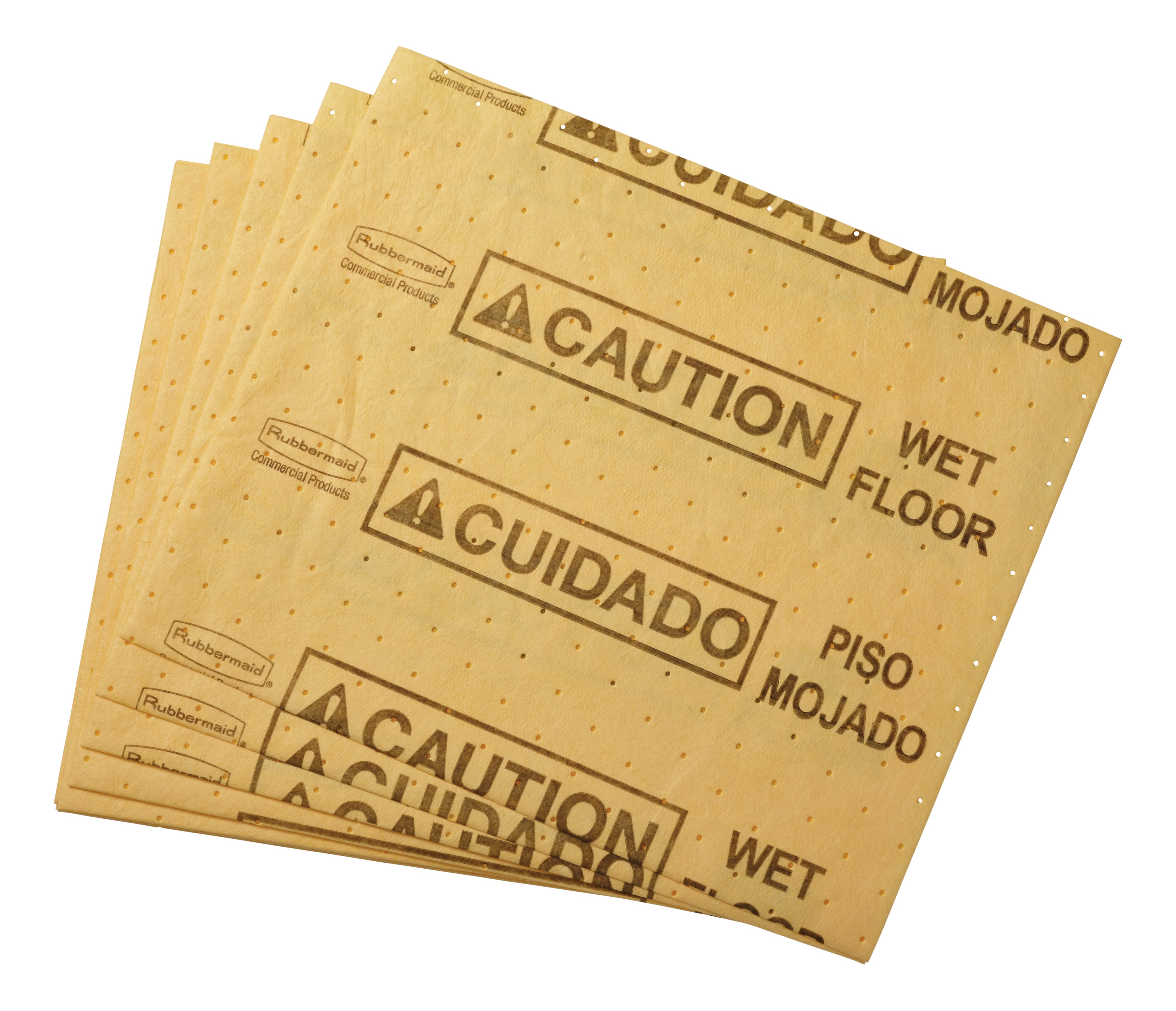 Effective way to deal immediately with spills, covering the spilled liquid and alerting pedestrians with its bright yellow color.