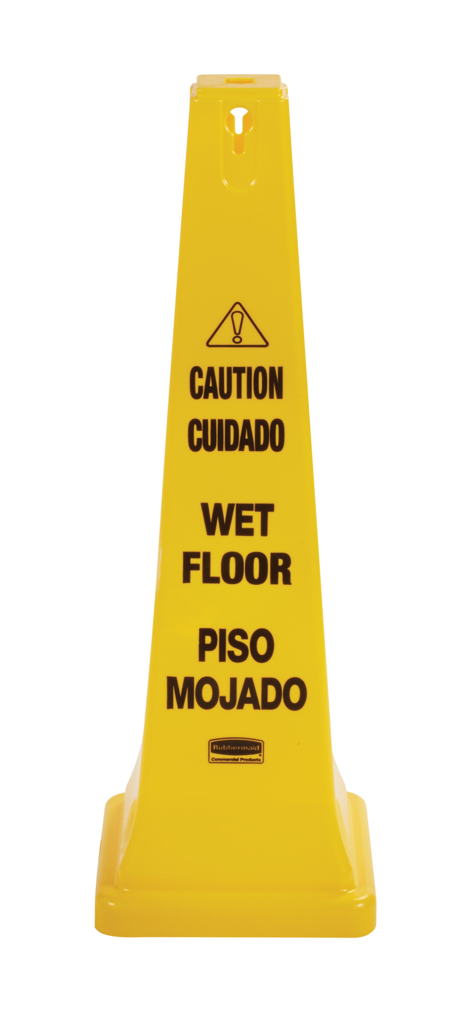 Safety Cone FG627677 is a highly visible, 36", bright yellow hazard protection cone.
