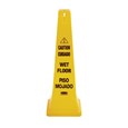 Safety Cone FG627677 is a highly visible, 36", bright yellow hazard protection cone.