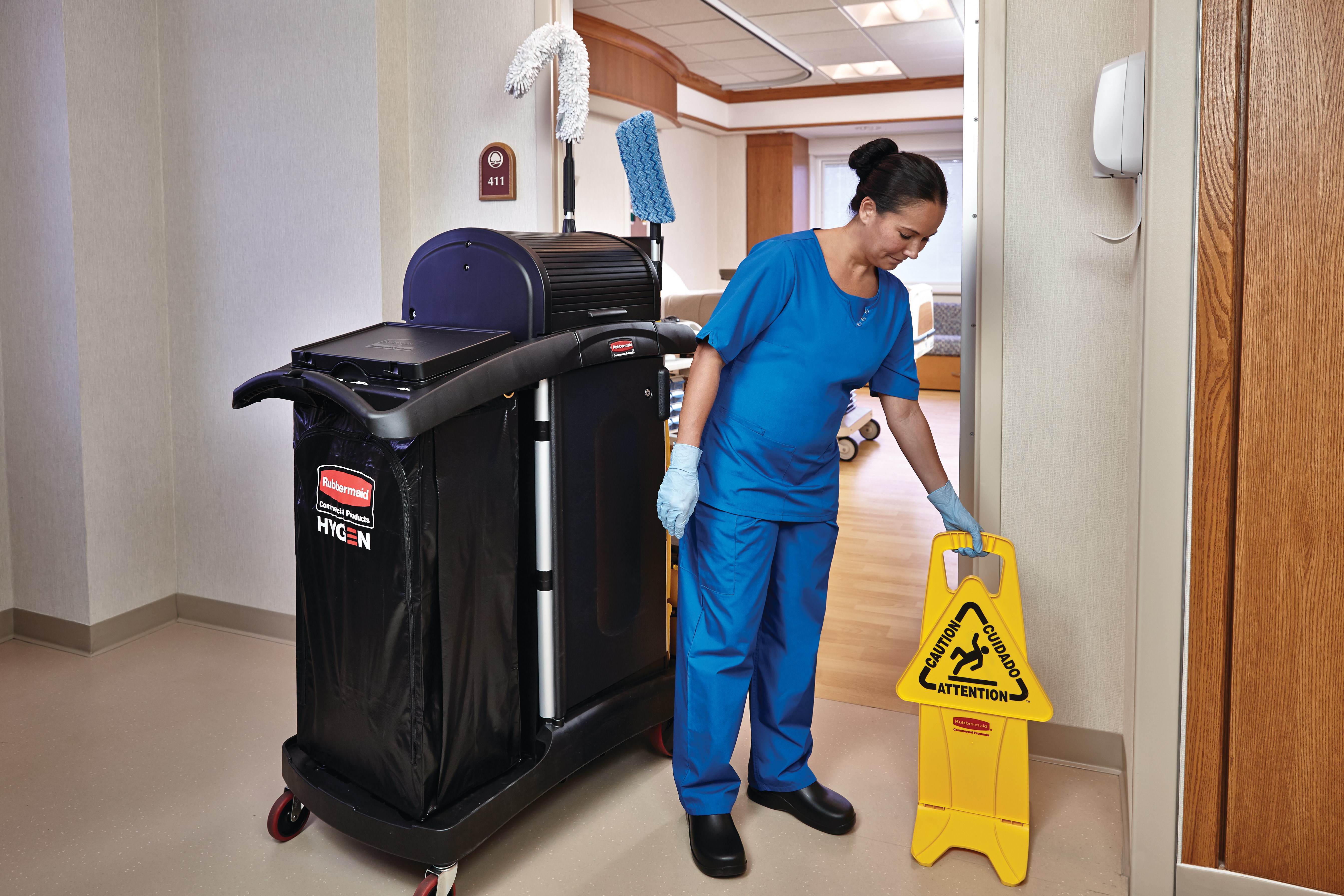 Unique “no tip” design is 2-sided for effective multilingual safety communication that utilizes ANSI/OSHA-compliant color and graphics.