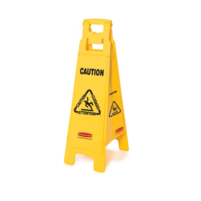 Ce panneau léger affiche « Attention » sur 4 côtés pour assurer une communication multilingue efficace en matière de sécurité. Sa couleur et ses indications sont conformes ANSI/OSHA.