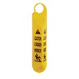 Ideal for use in stairways and on doors. Multilingual safety communication utilizes ANSI/OSHA-compliant Colour and graphics.