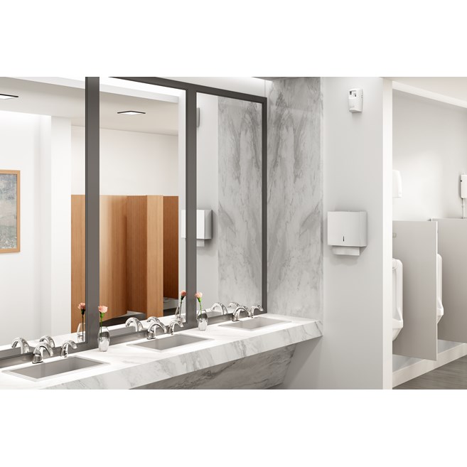 The OneShot® Foam Dispenser is a touch-free, automatic dispenser that helps prevent the spread of germs and bacteria. Luxurious formulas encourage healthy handwashing, and Smart Sensor™ technology detects hands, automatically delivering the perfect amount of soap — every time.