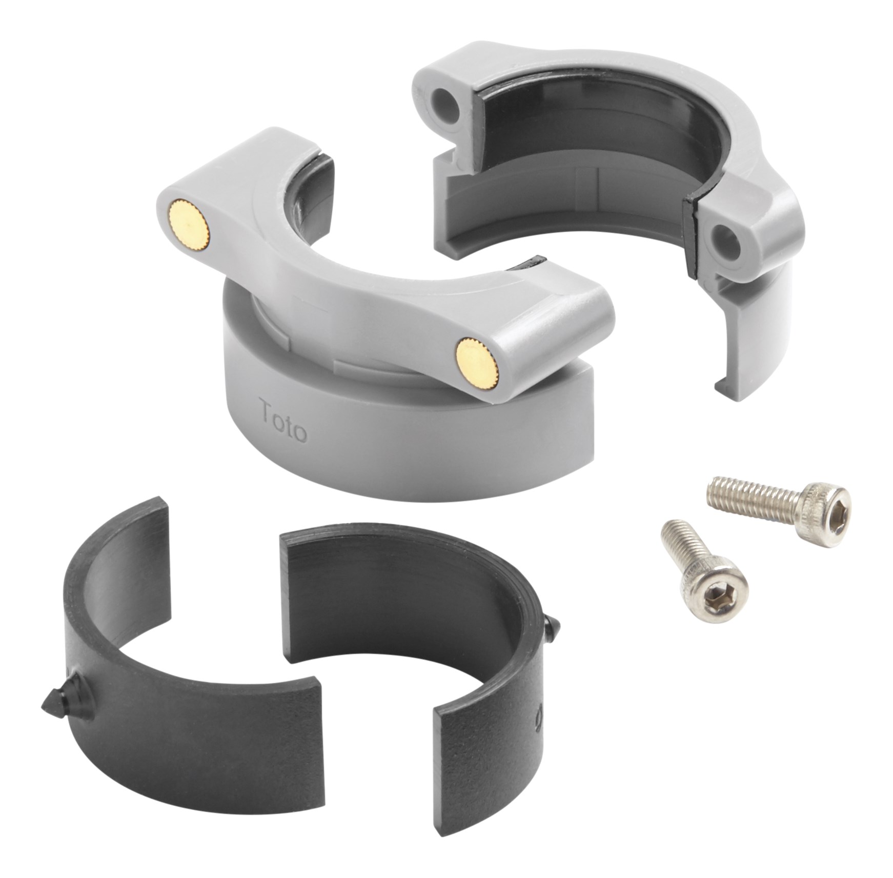 Rubbermaid Commercial AutoFlush® アダプターキットは、TOTO の水洗バルブに適合し、AutoFlush® システムを接続します。