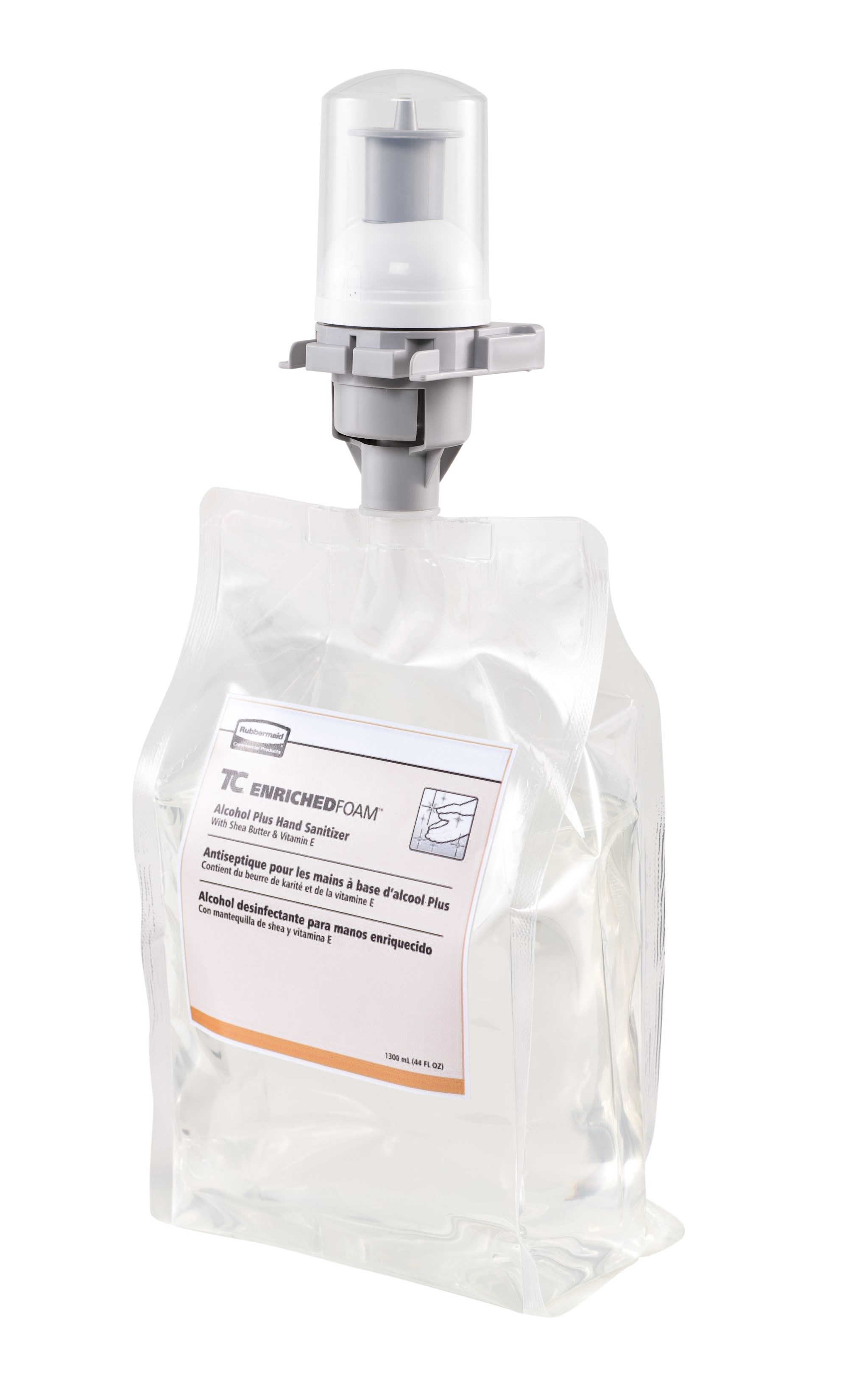 The Alcohol Plus Foam Hand Sanitizer refill is for use in a FLex™ Dispenser. The moisture enriched sanitizer formula dispenses in a light, airy consistency that acts quickly to kill microorganisms on hands. Use frequently between handwashes to maintain hand hygiene.