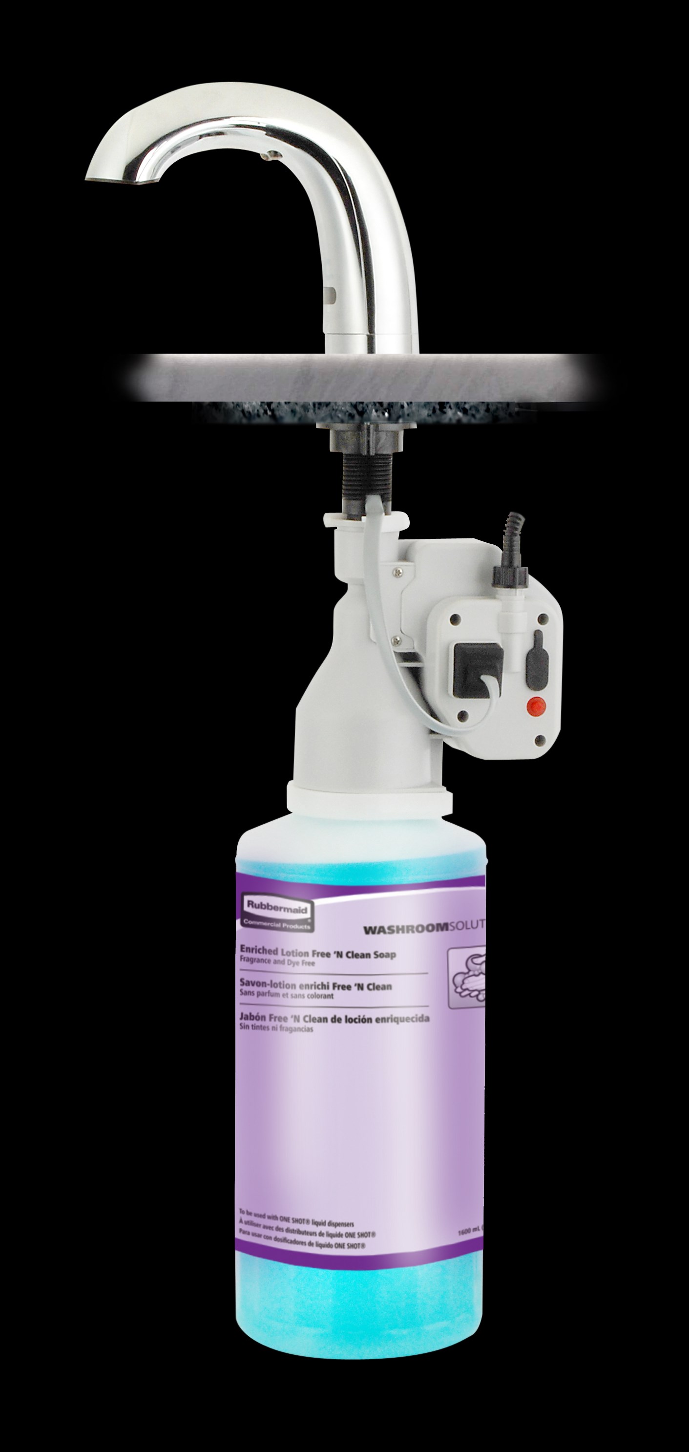 The OneShot® Lotion Dispenser is a touch-free, automatic dispenser that helps prevent the spread of germs and bacteria. Luxurious formulas encourage healthy handwashing, and Smart Sensor™ technology detects hands, automatically delivering the perfect amount of soap — every time.