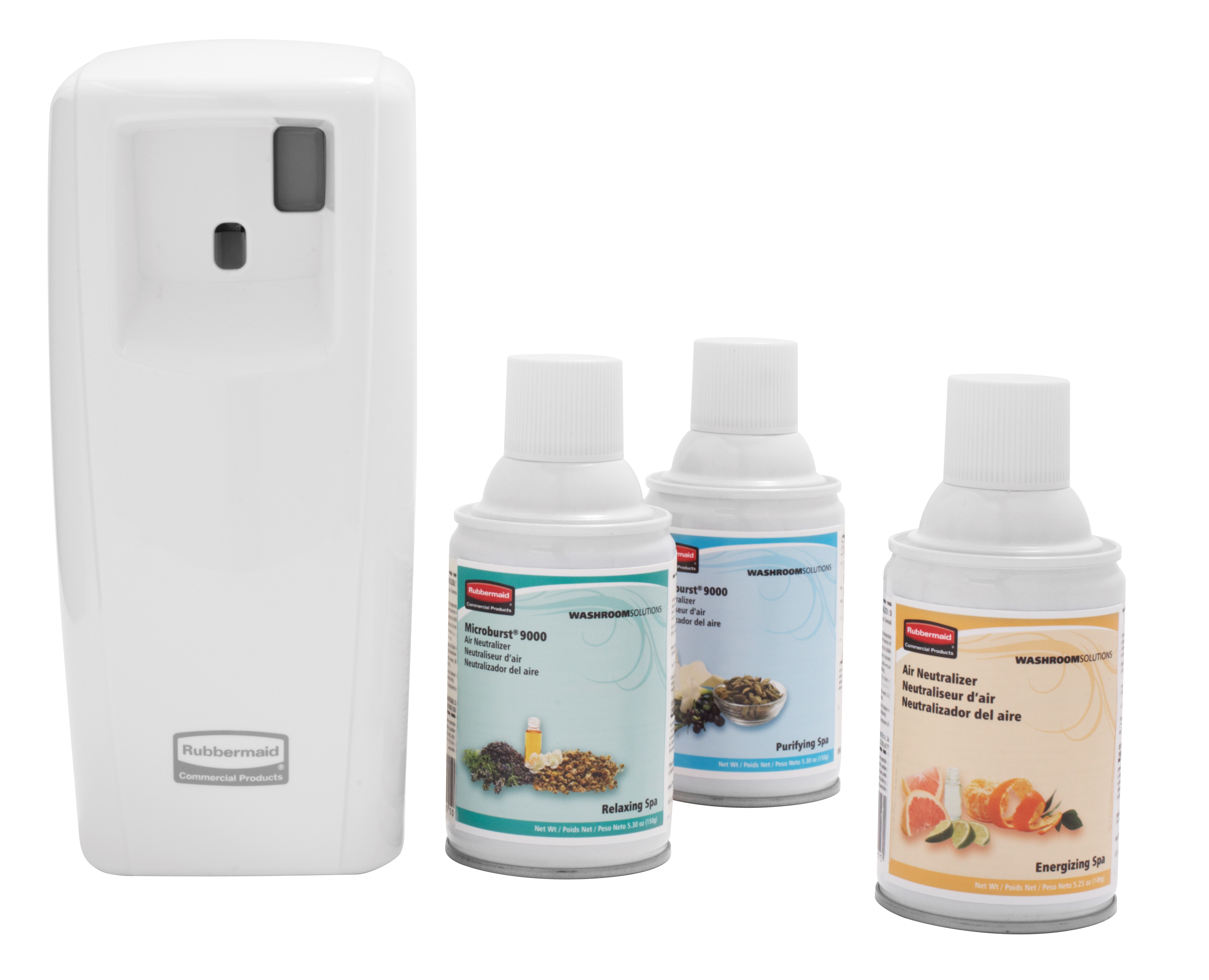 Microburst® 9000 aerosol odor control systems deliver a cost-effective, programmable solution with all the power and performance of standard dispensers.