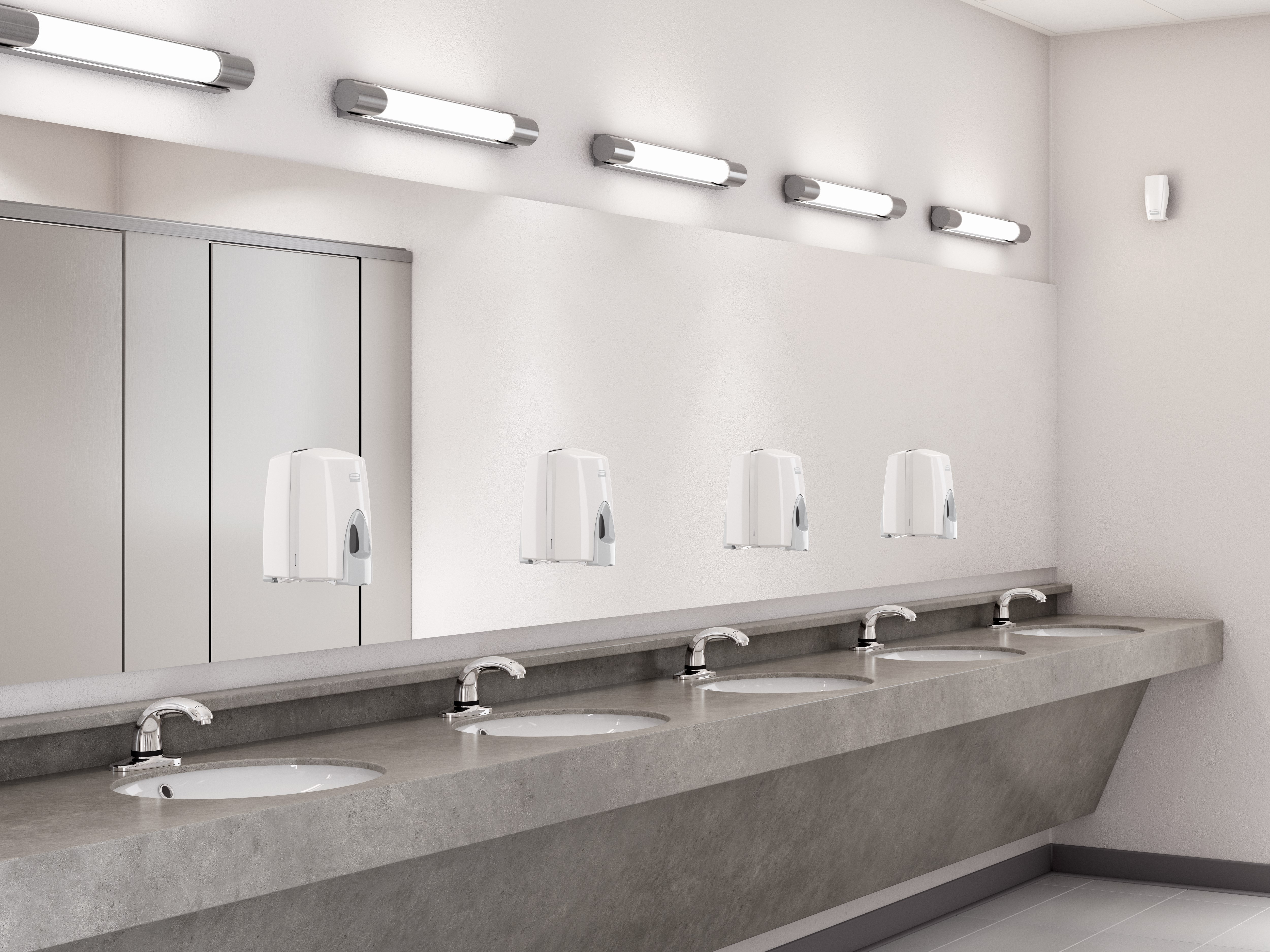 The AutoFaucet® is a user-friendly, automatic faucet that utilizes Surround Sensor™ Technology to dispense water only when needed. Touch-free activation helps reduce cross-contamination on user's hands.