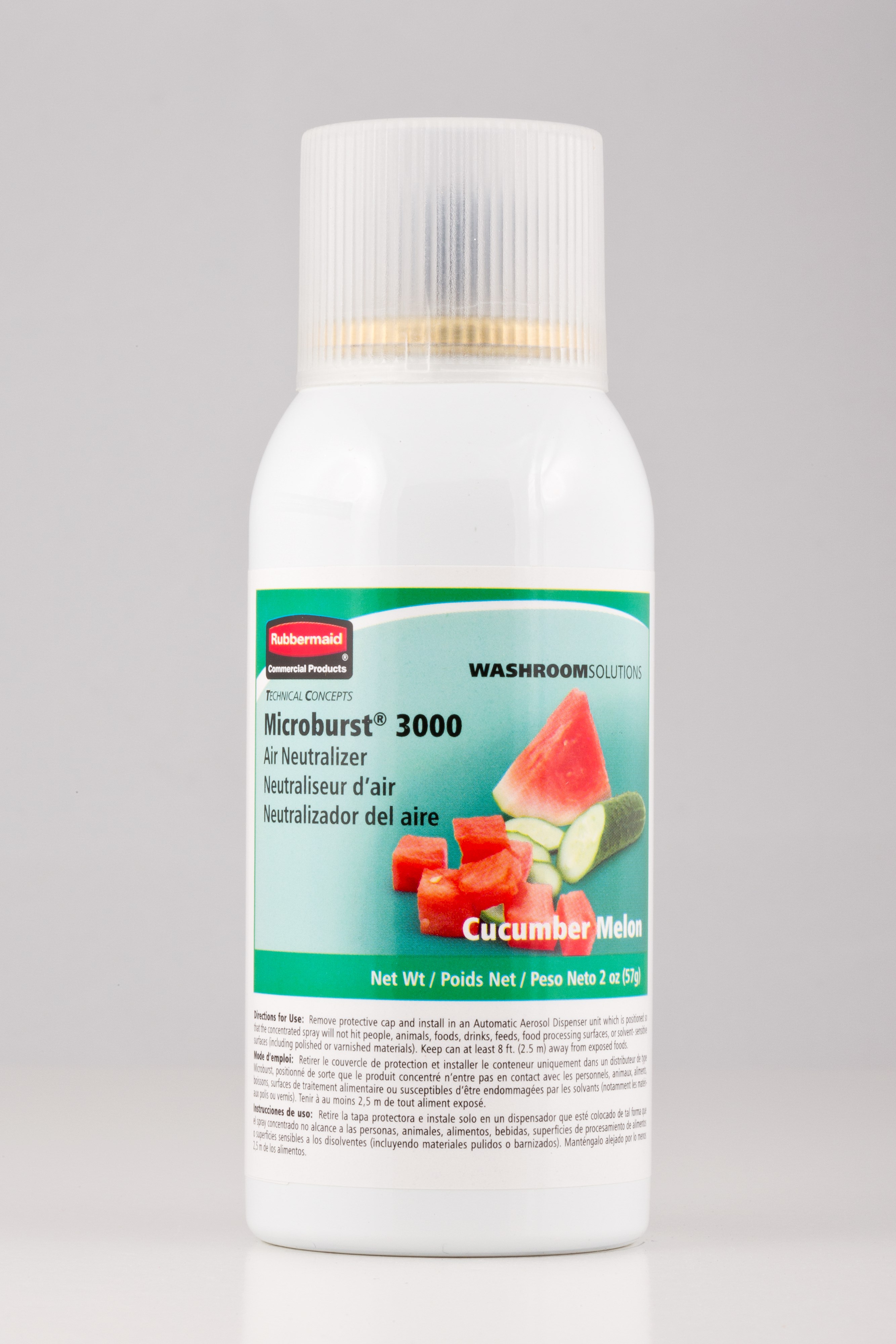 Microburst® 3000 refills feature high quality, fresh fragrances that last for 3000 sprays or up to 168 days.