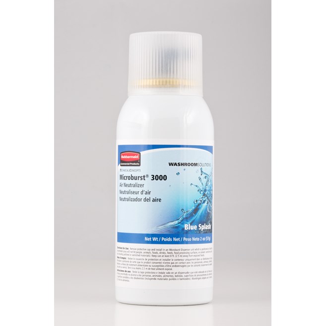 Microburst® 3000 refills feature high quality, fresh fragrances that last for 3000 sprays or up to 168 days.