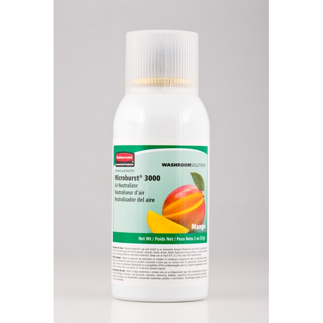 Microburst® 3000 refills feature high quality, fresh fragrances that last for 3000 sprays or up to 168 days.