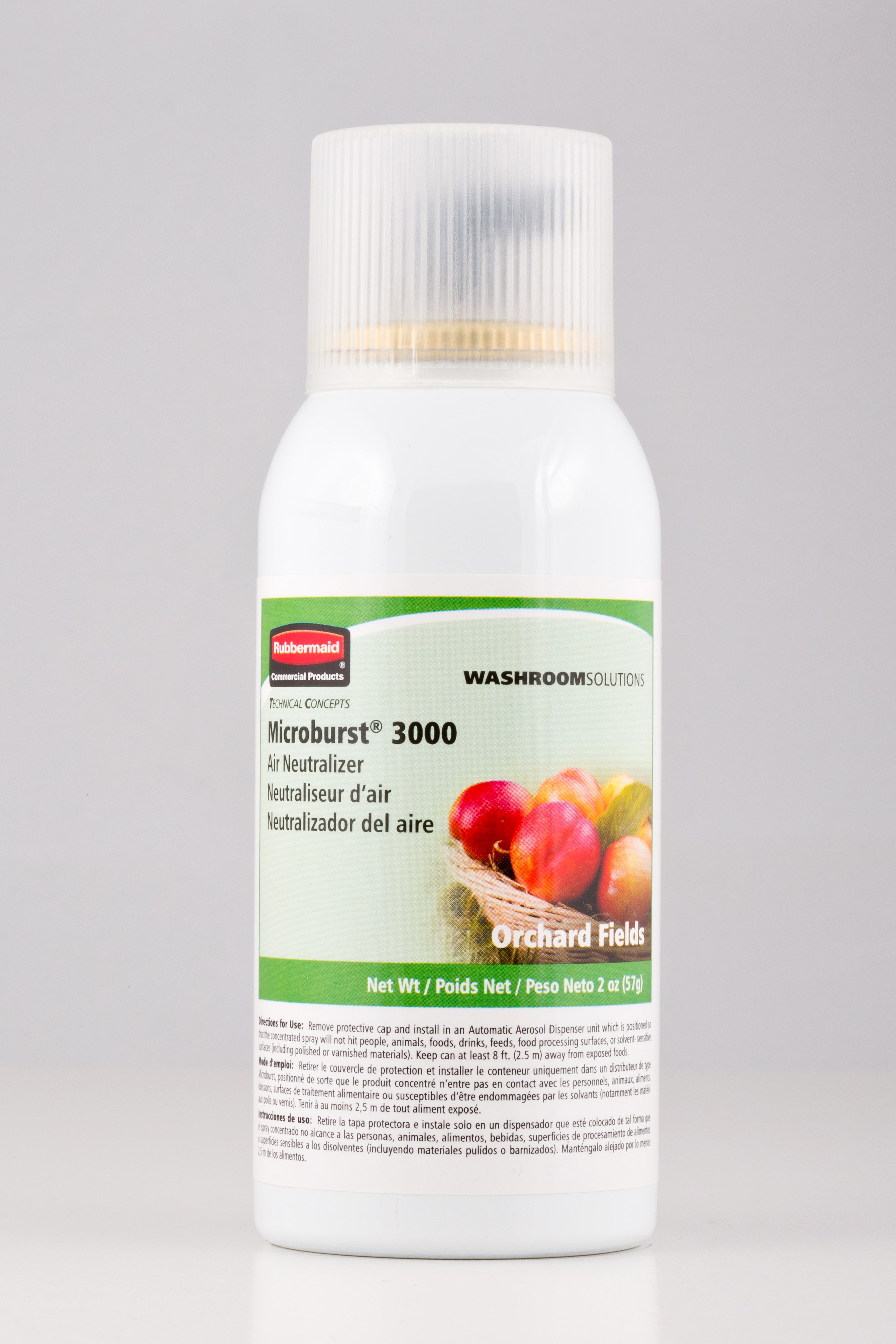 Microburst® 3000 refills feature high quality, fresh fragrances that last for 3000 sprays or up to 168 days.