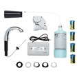 The OneShot® Lotion System sets the standard for quality and reliability in counter-mounted soap dispensing. Low Profile Starter Kit includes Chrome Liquid Dispenser, 800 ml Liquid Hand Wash Refill and 4 D Batteries.