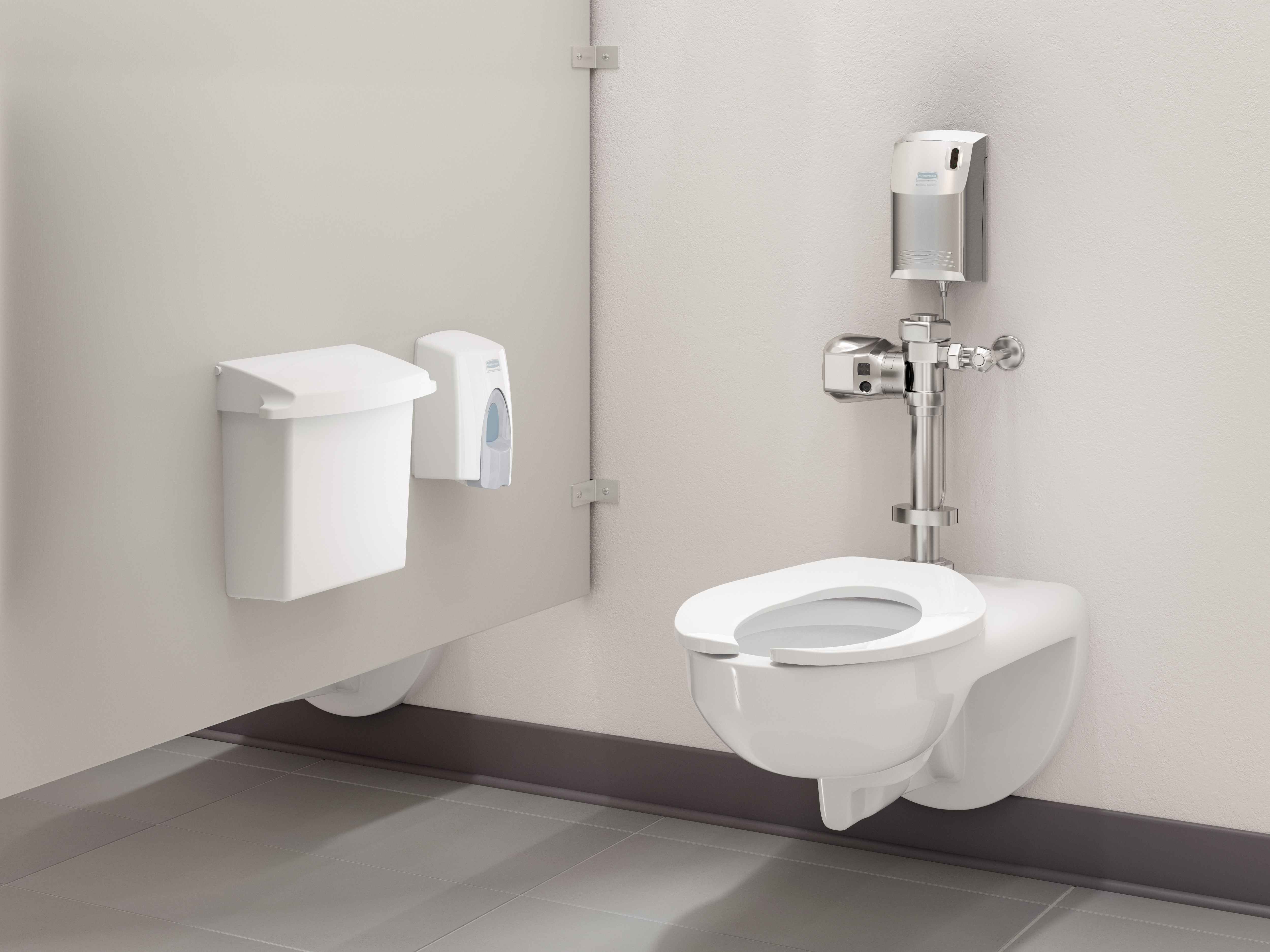 The AutoFlush® Clamp for toilets is a touch-free, sensor-activated system that eliminates the potential for cross-contamination and promotes good hygiene.