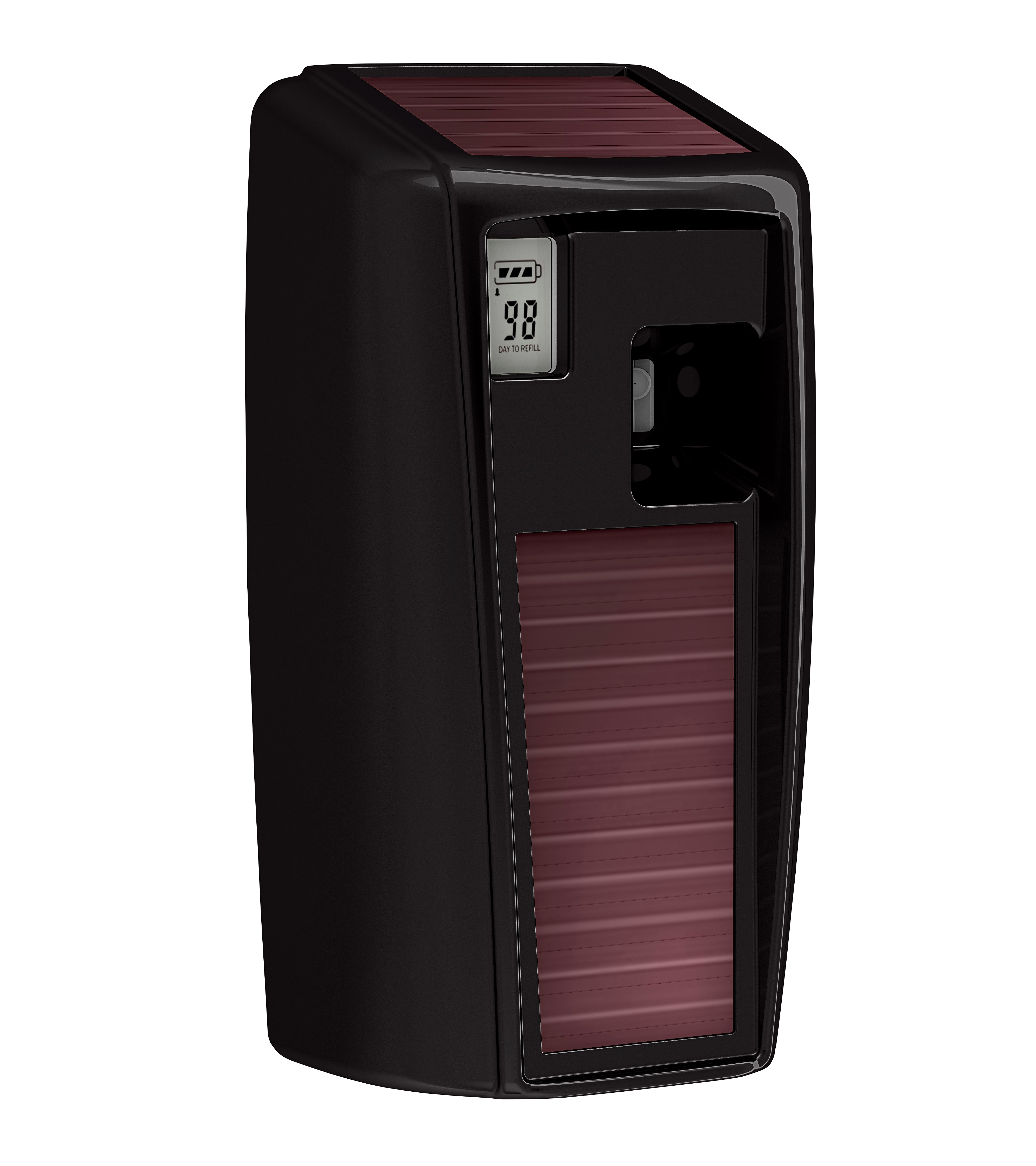 The Microburst® 3000, powered by the revolutionary LumeCel™ rechargeable energy system, offers flexible programming and powerful odor control.