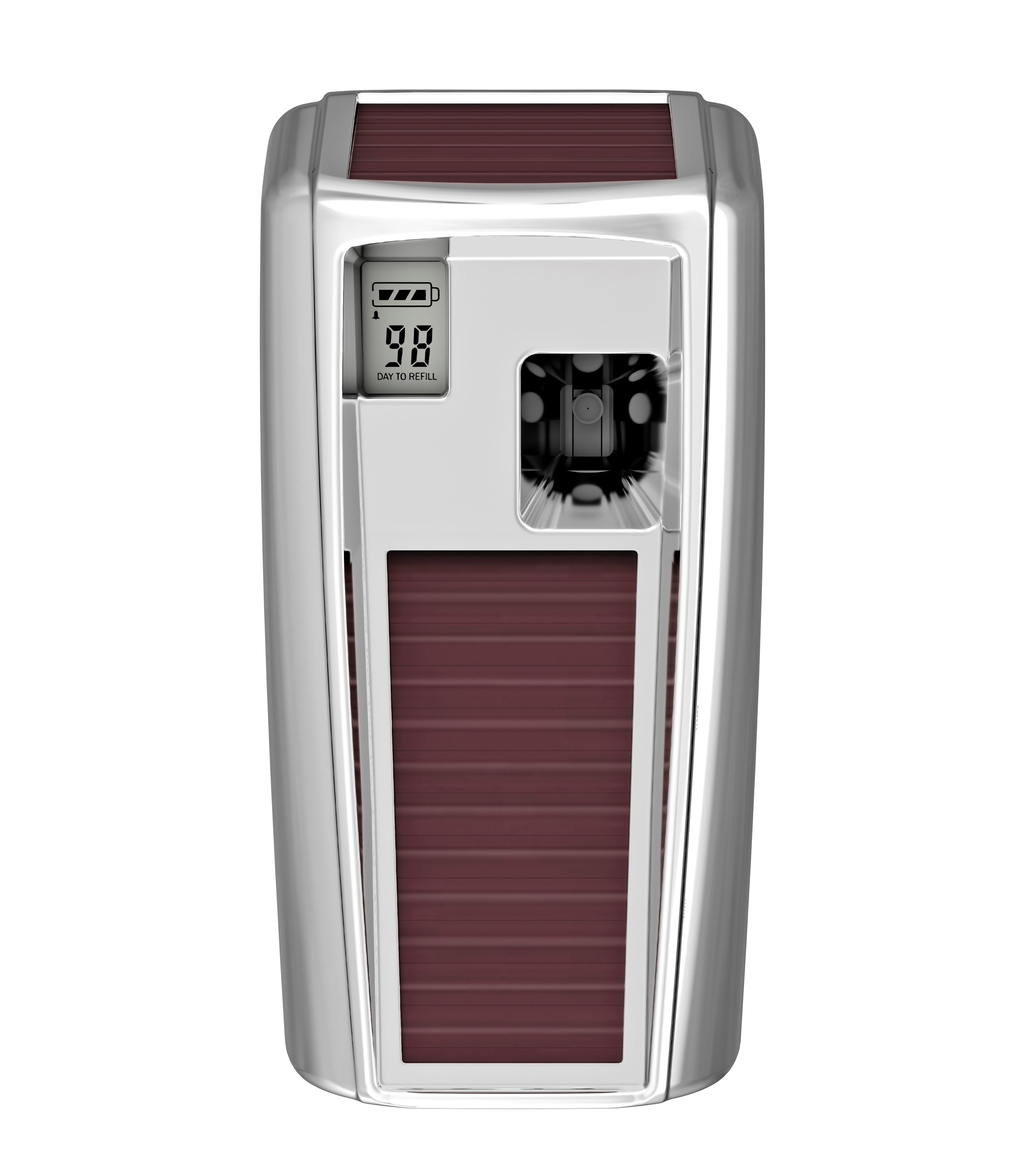 The Microburst® 3000, powered by the revolutionary LumeCel™ rechargeable energy system, offers flexible programming and powerful odor control.