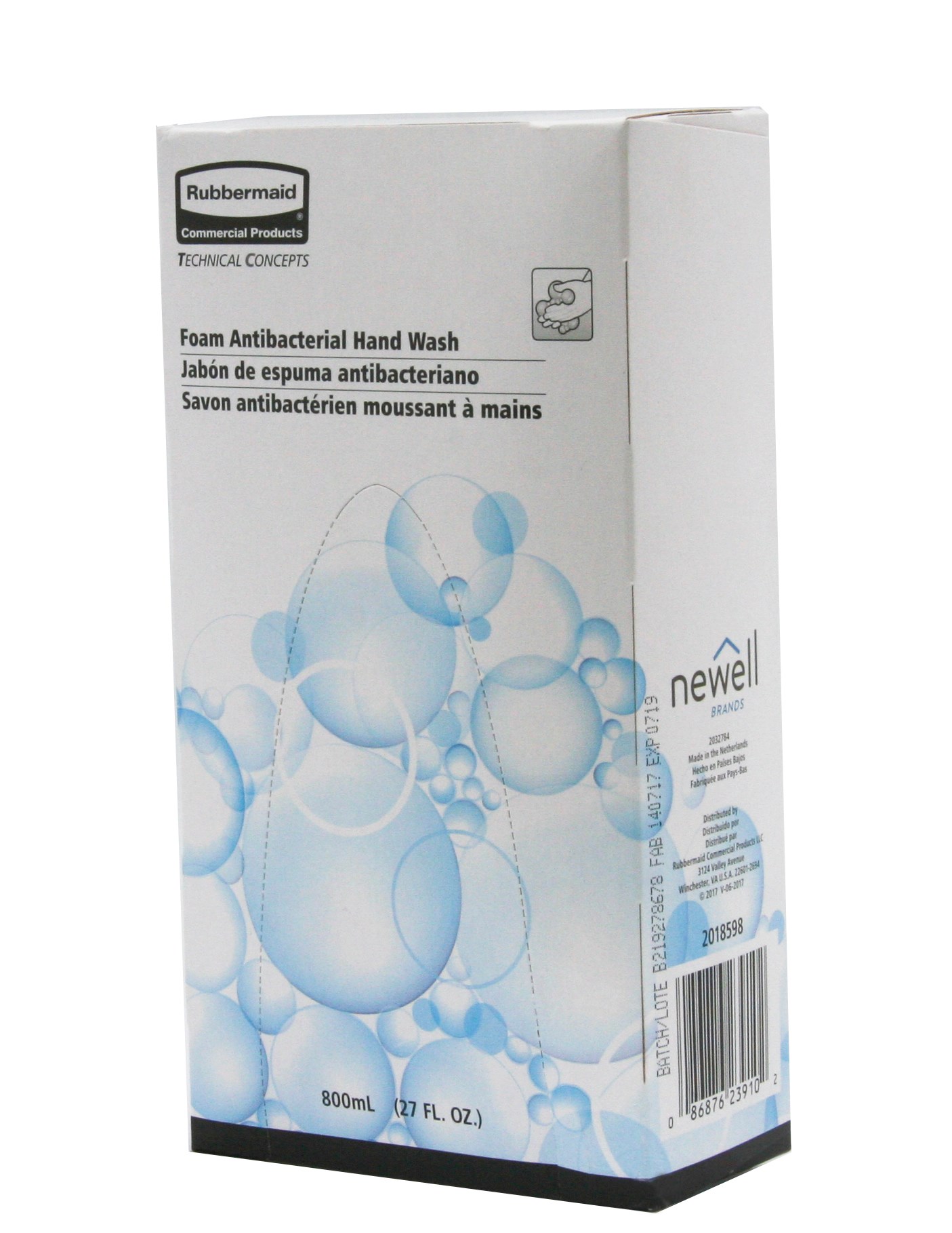 The Antibacterial Foam Hand Soap is for use in a Manual Foam Dispenser. Enriched with skin conditioners to create a luxurious handwashing experience that delights users and encourages healthy handwashing.