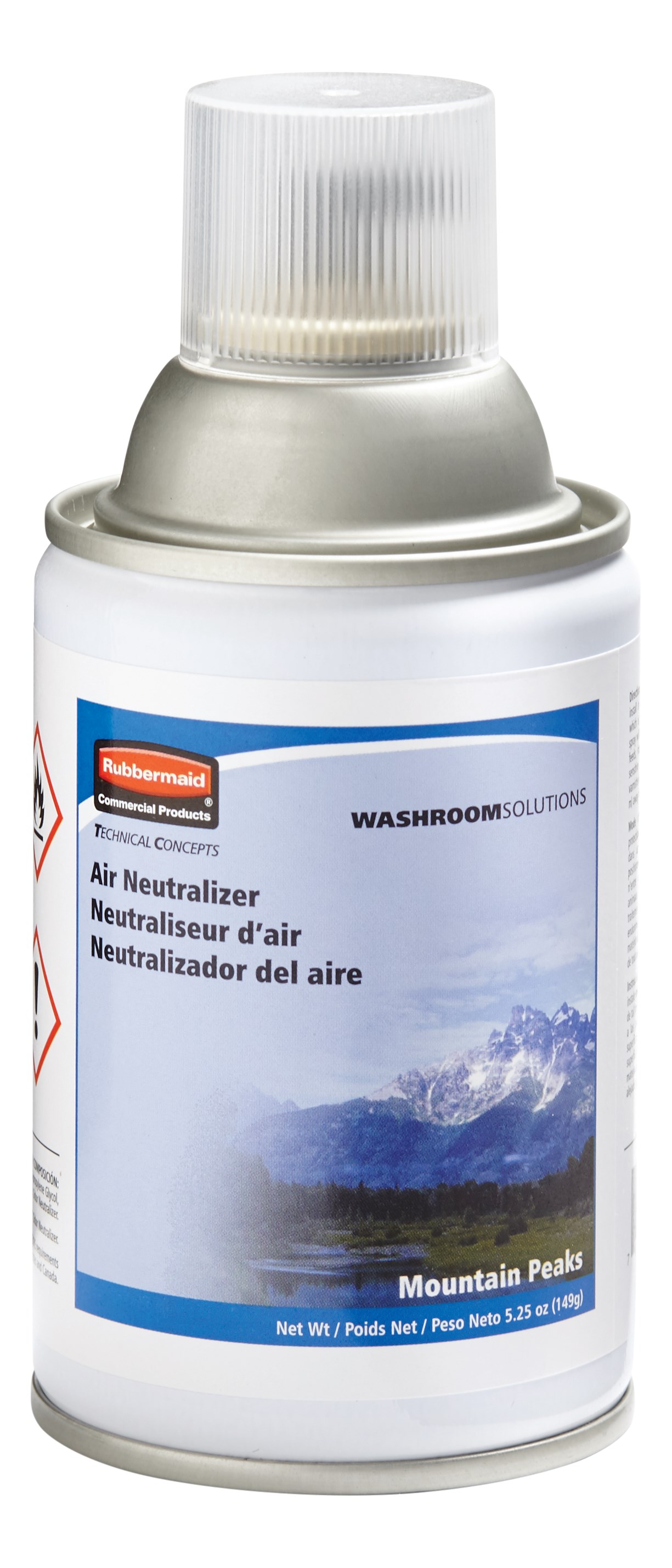 The Rubbermaid Commercial Standard Aerosol refills feature high quality, fresh fragrances that effectively eliminate bad odors.