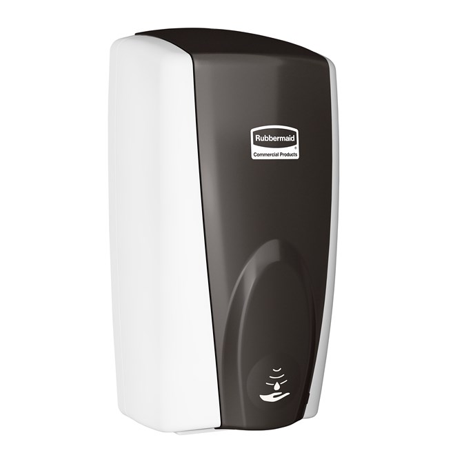 The AutoFoam Dispenser is a touch-free, wall-mounted system that dispenses controlled amounts of foam soap or sanitizer automatically to help prevent the spread of germs.