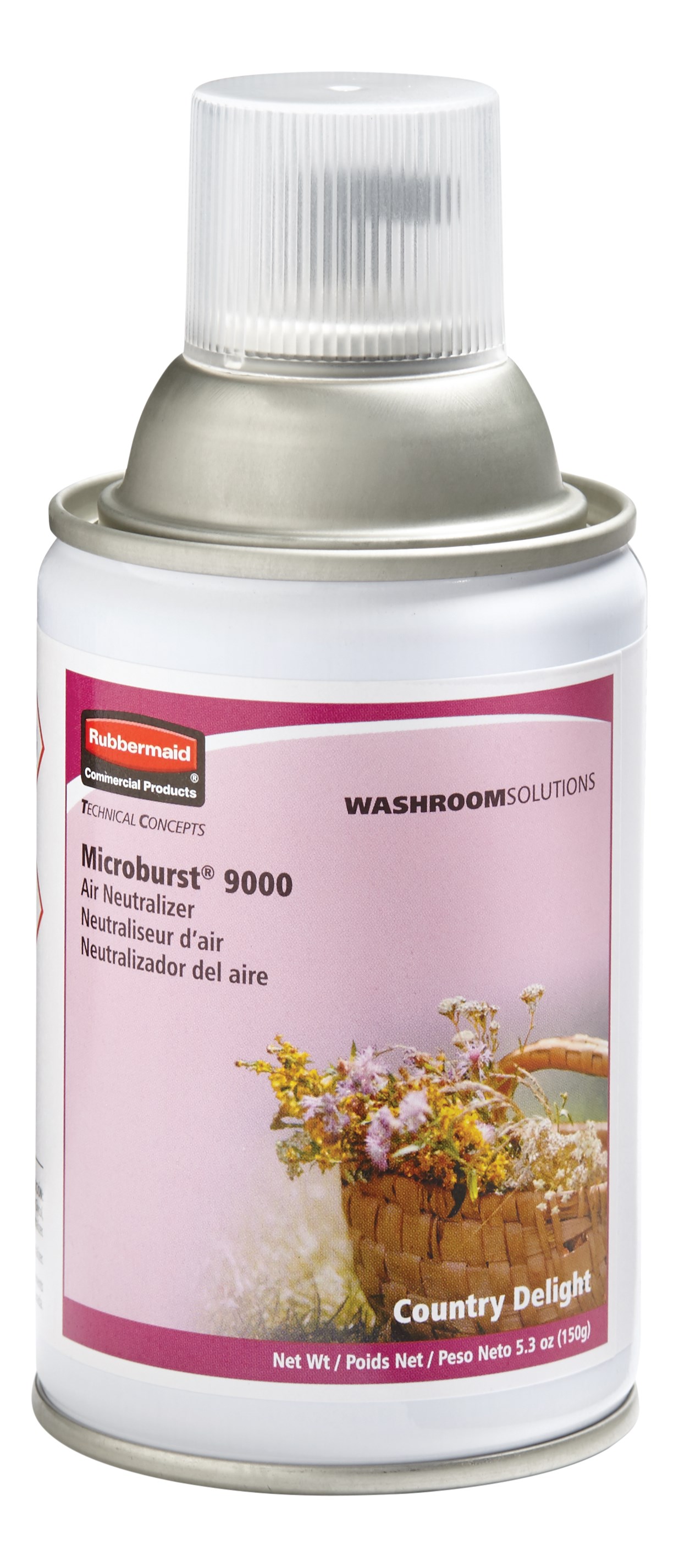 Microburst® 9000 refills feature high quality, fresh fragrances that last for 9000 sprays or up to 180 days.