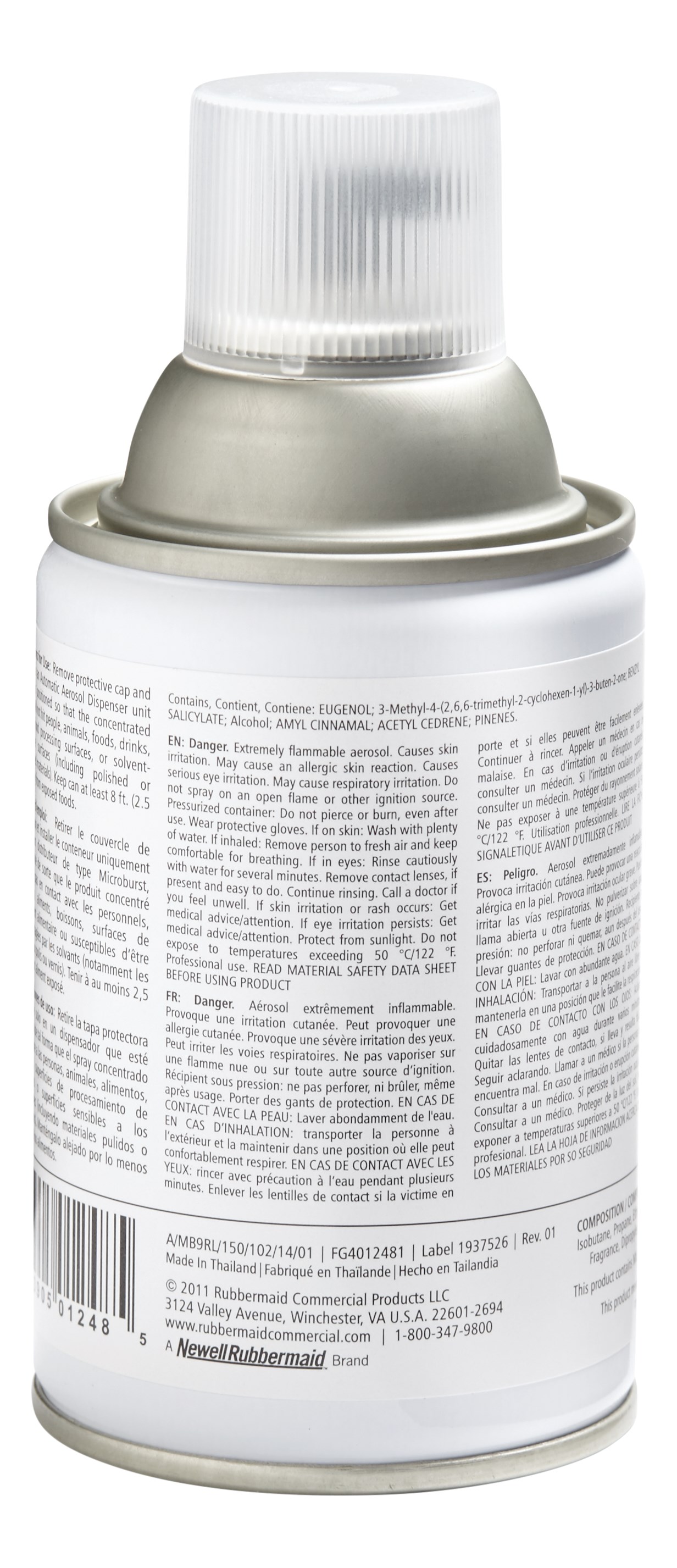 Microburst® 9000 refills feature high quality, fresh fragrances that last for 9000 sprays or up to 180 days.