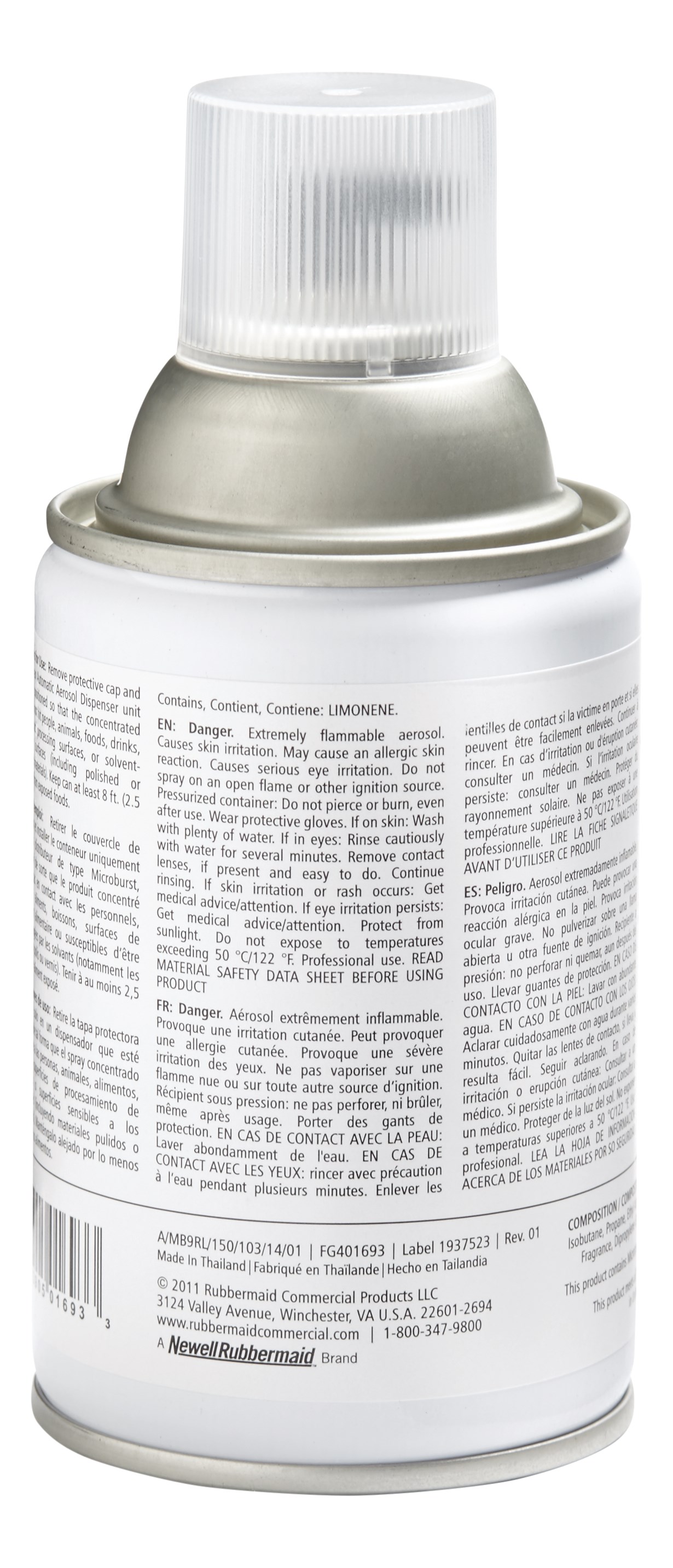 Microburst® 9000 refills feature high quality, fresh fragrances that last for 9000 sprays or up to 180 days.